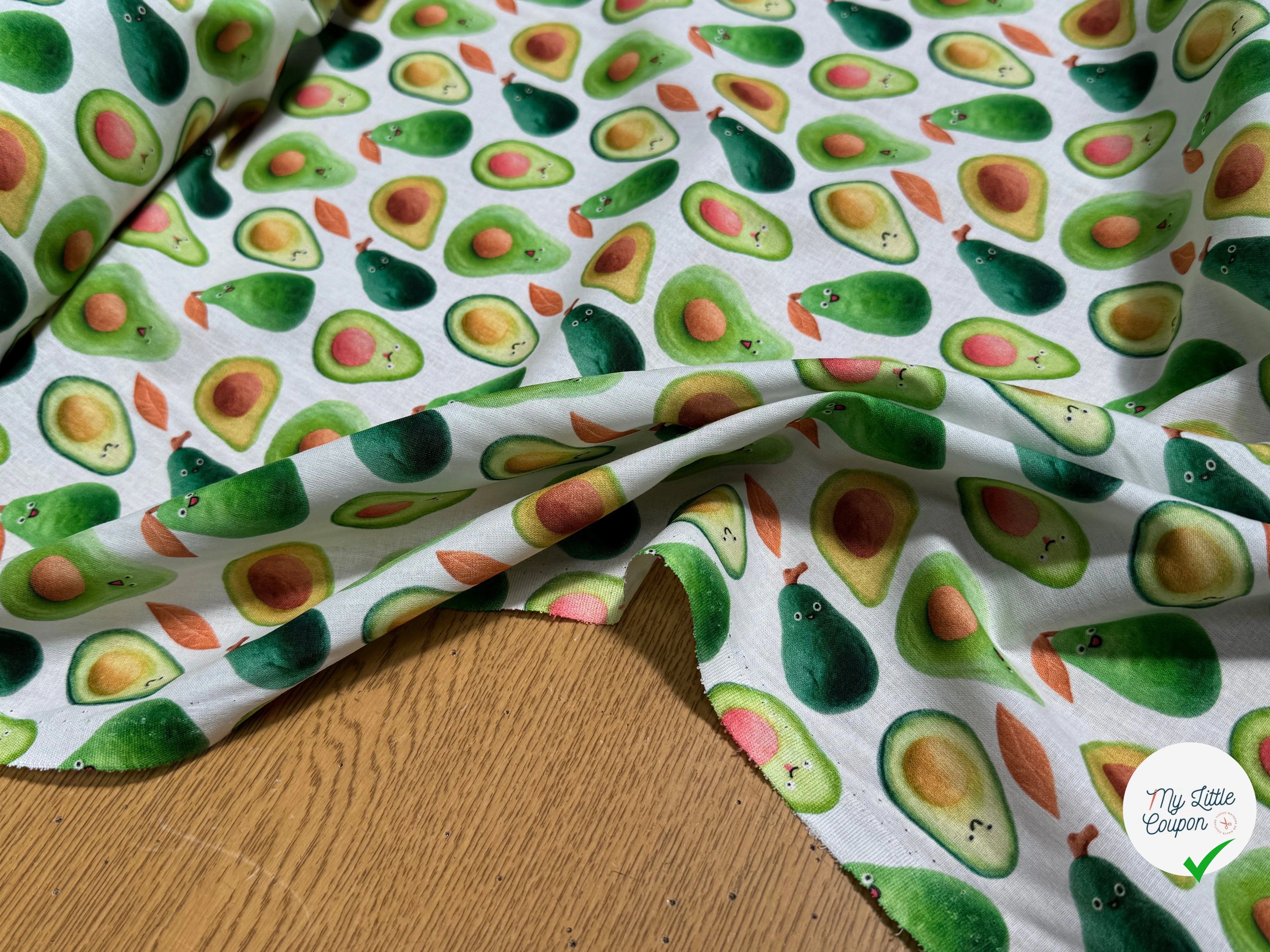 COTON IMPRIMÉ TREND DIVERSITIS AVOCADO - My Little Coupon