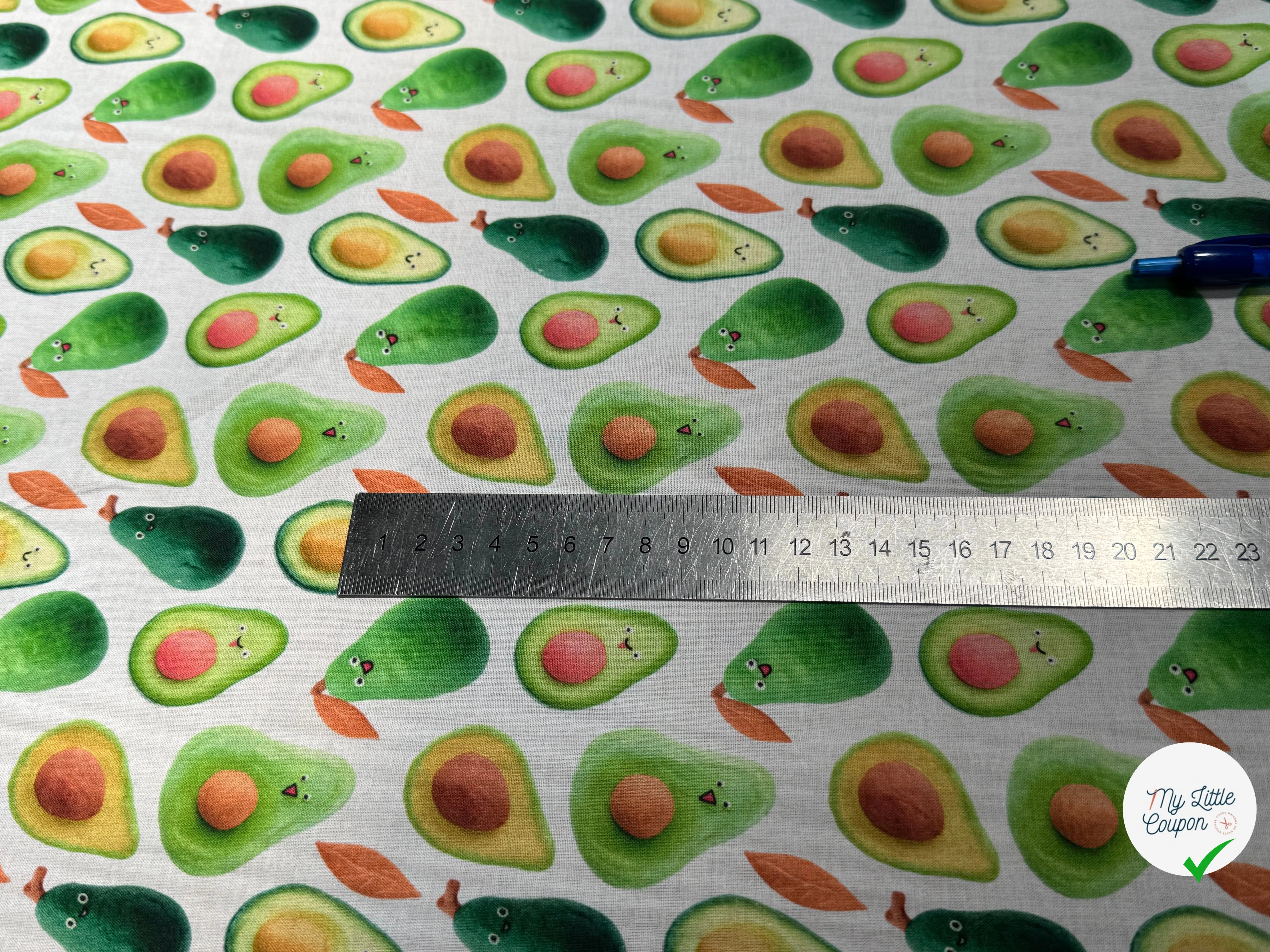 COTON IMPRIMÉ TREND DIVERSITIS AVOCADO - My Little Coupon