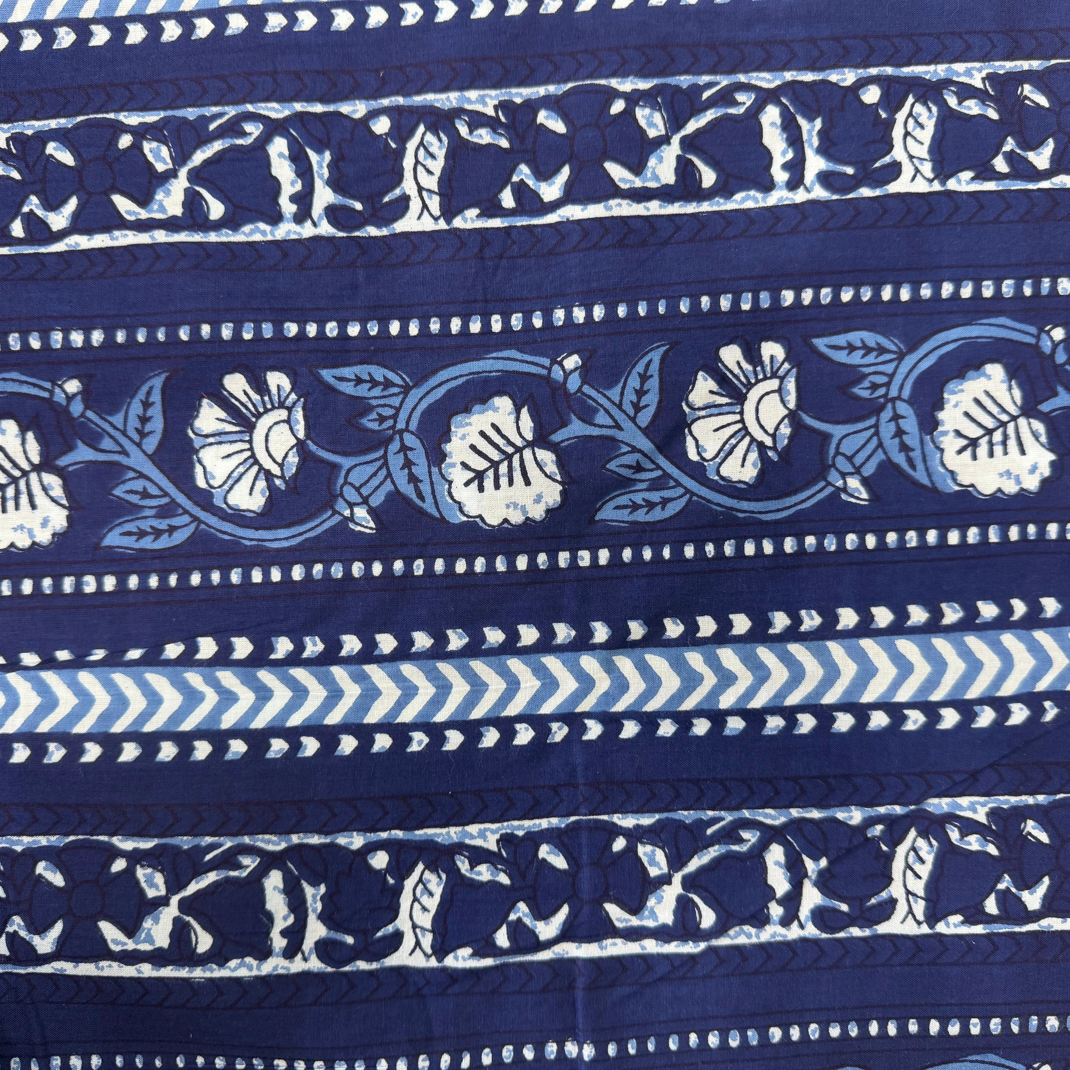 COTON INDIEN TAJ-MAHAL 003 INDIGO LAIZE 110 - My Little Coupon