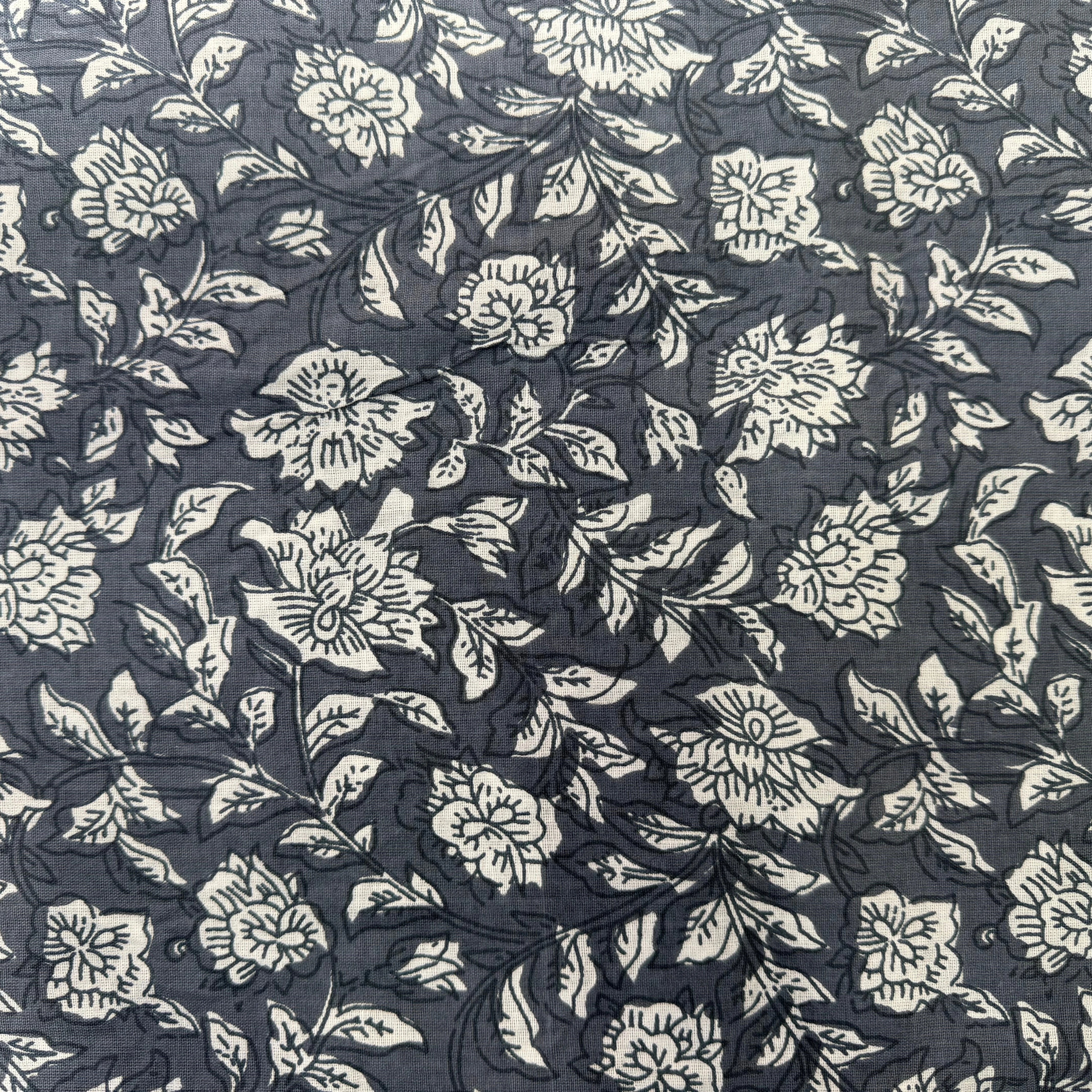 COTON INDIEN TAJ-MAHAL 005 GRIS LAIZE 110 - My Little Coupon