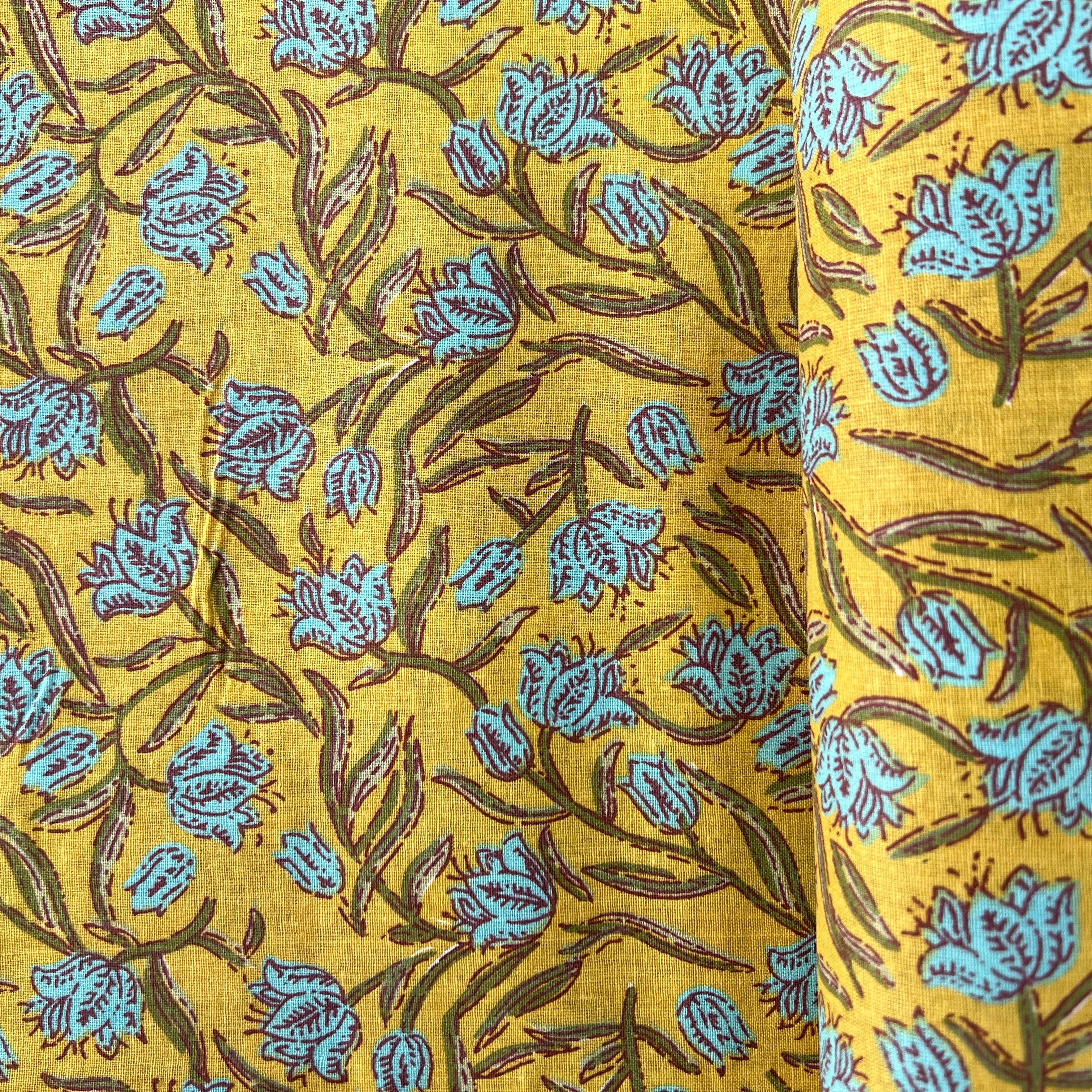 COTON INDIEN TAJ-MAHAL 011 CURCUMA LAIZE 110 - My Little Coupon