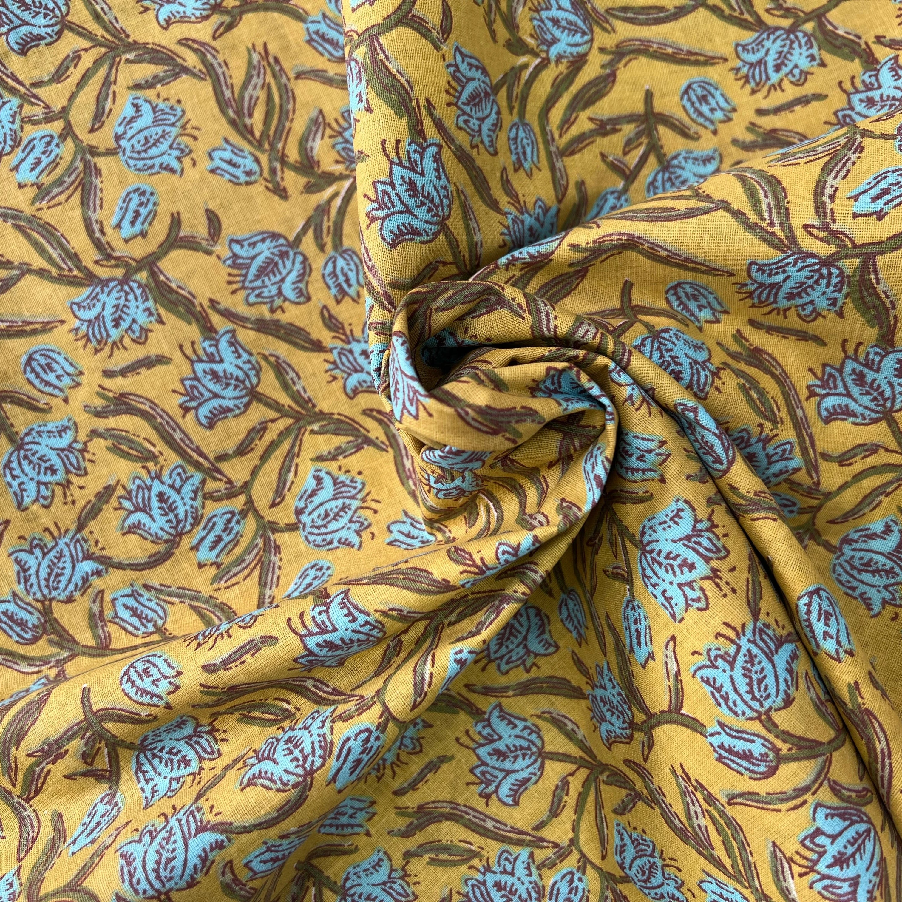 COTON INDIEN TAJ-MAHAL 011 CURCUMA LAIZE 110 - My Little Coupon