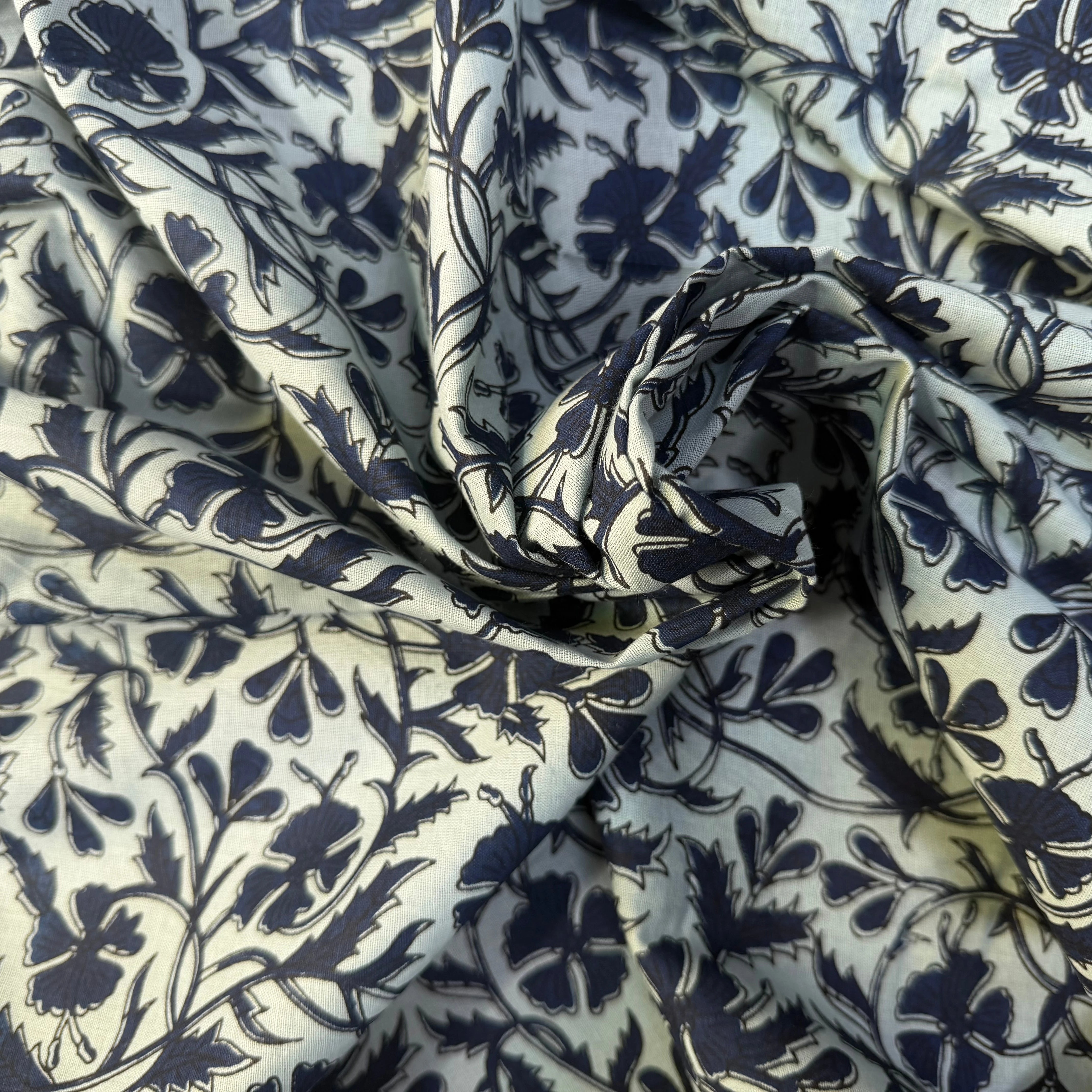 COTON INDIEN TAJ-MAHAL 015 GRIS LAIZE 110 - My Little Coupon