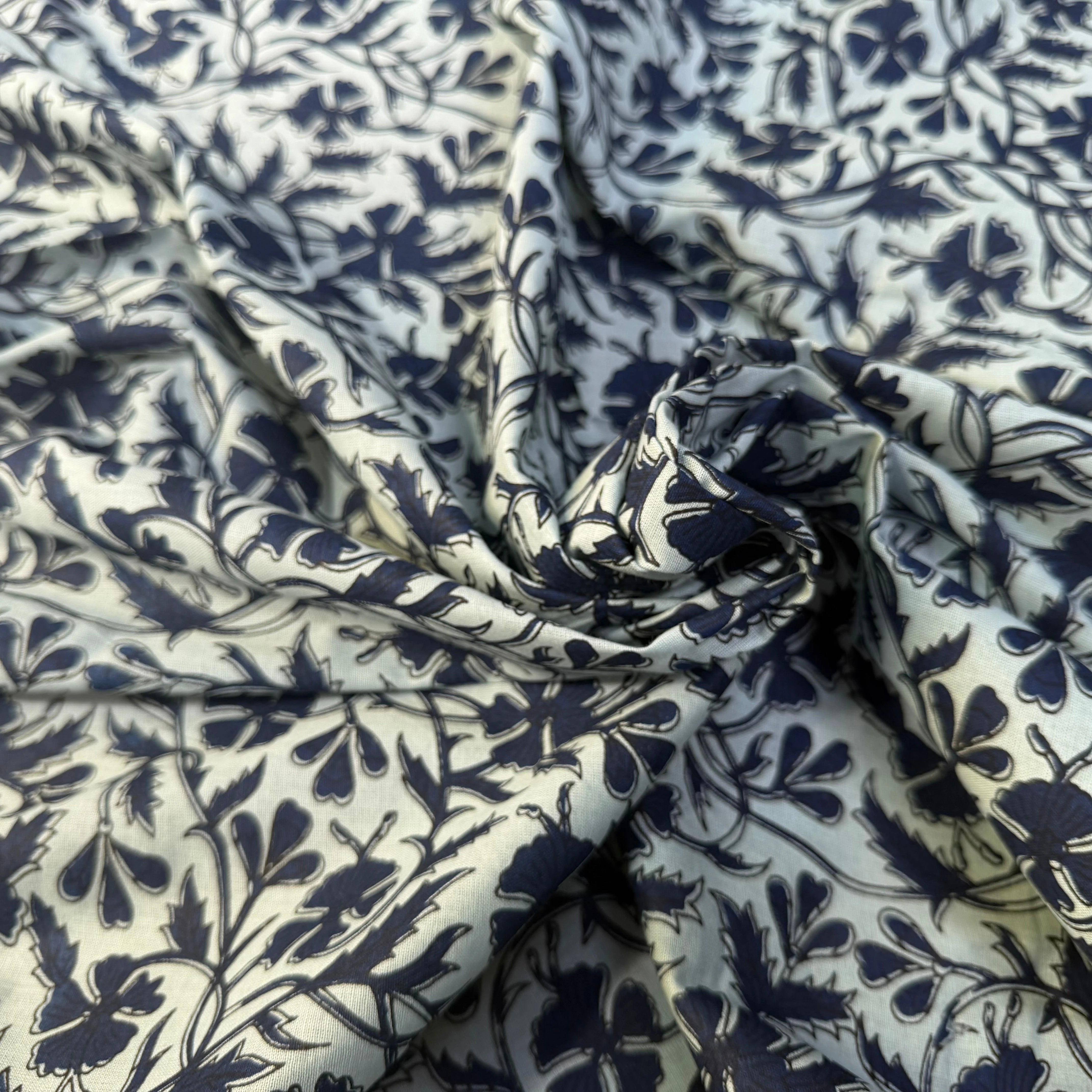 COTON INDIEN TAJ-MAHAL 015 GRIS LAIZE 110 - My Little Coupon