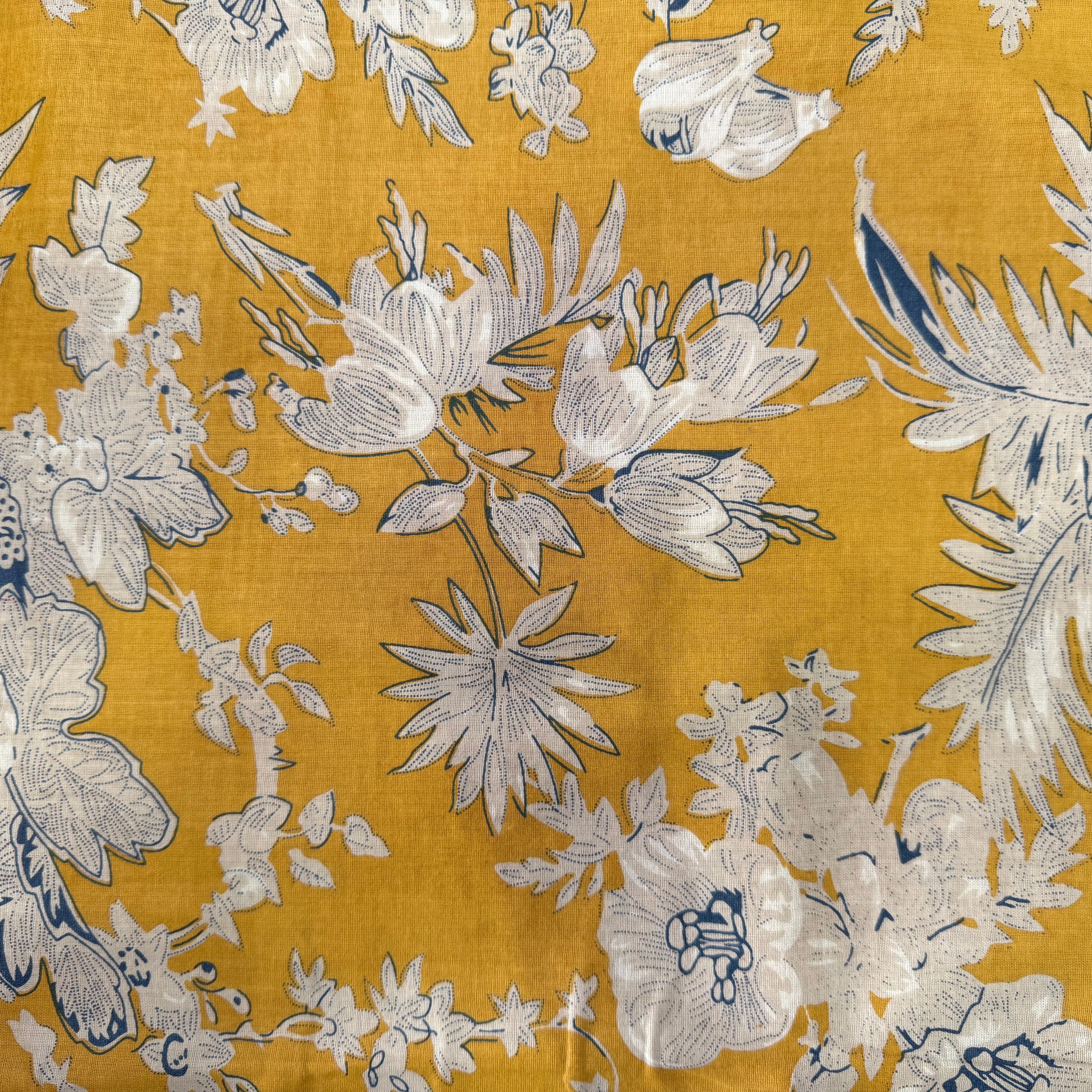 COTON INDIEN TAJ-MAHAL 021 JAUNE LAIZE 110 - My Little Coupon