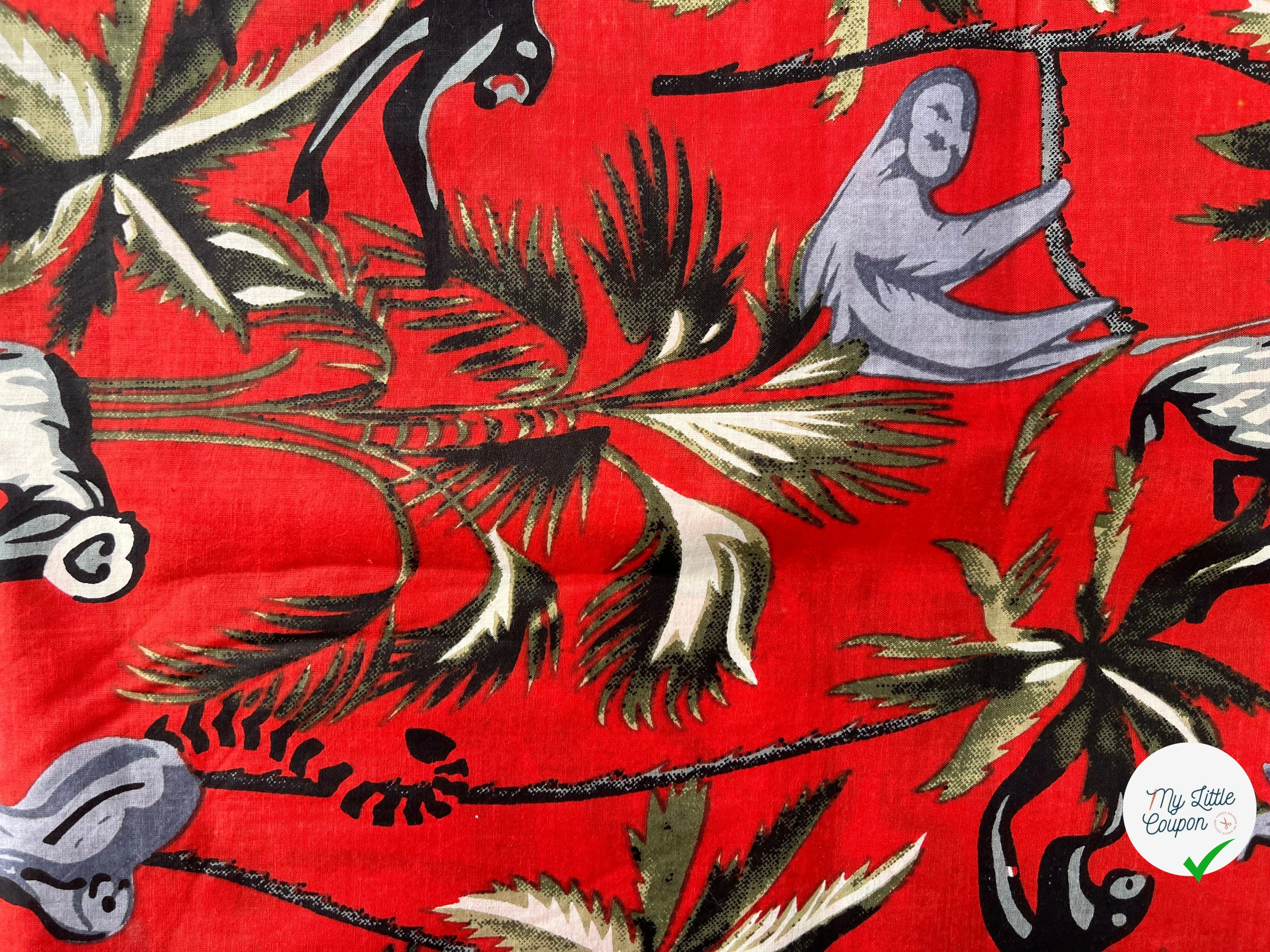 COTON INDIEN TAJ-MAHAL 023 ROUGE LAIZE 110 - My Little Coupon
