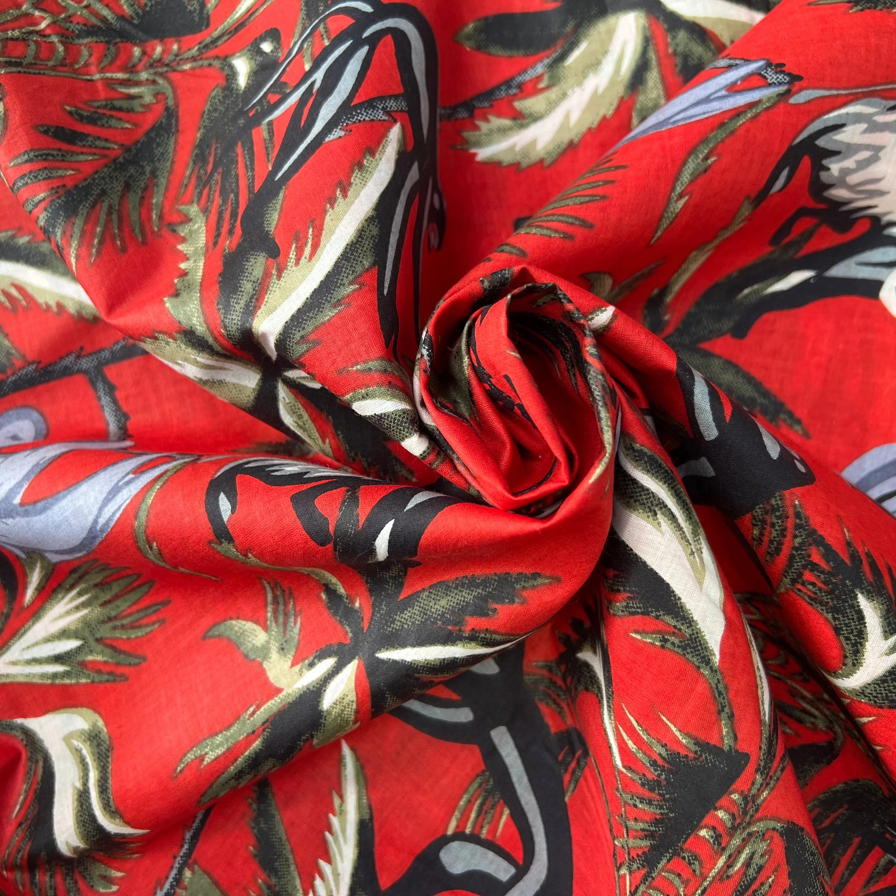 COTON INDIEN TAJ-MAHAL 023 ROUGE LAIZE 110 - My Little Coupon
