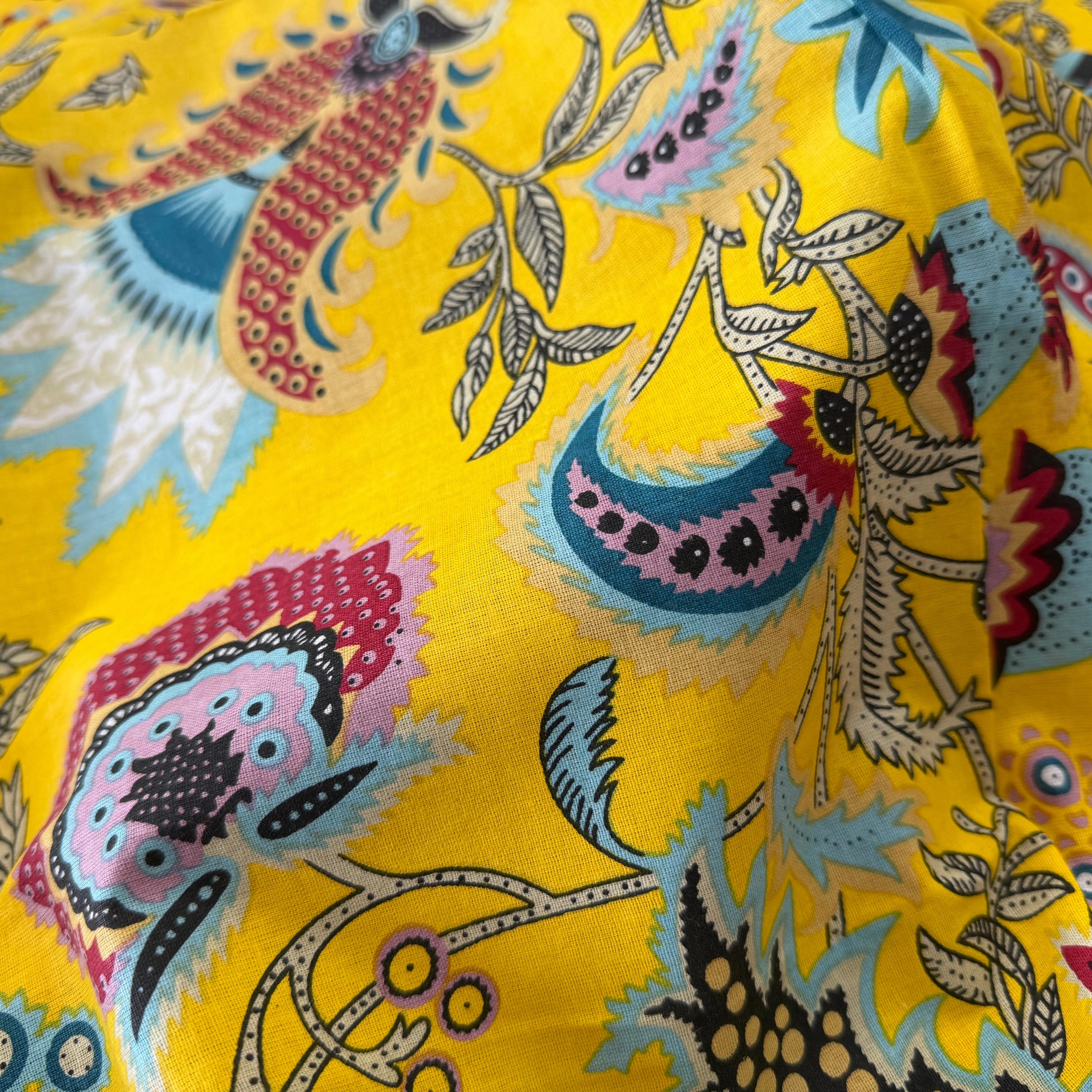 COTON INDIEN TAJ-MAHAL 026 JAUNE LAIZE 110 - My Little Coupon
