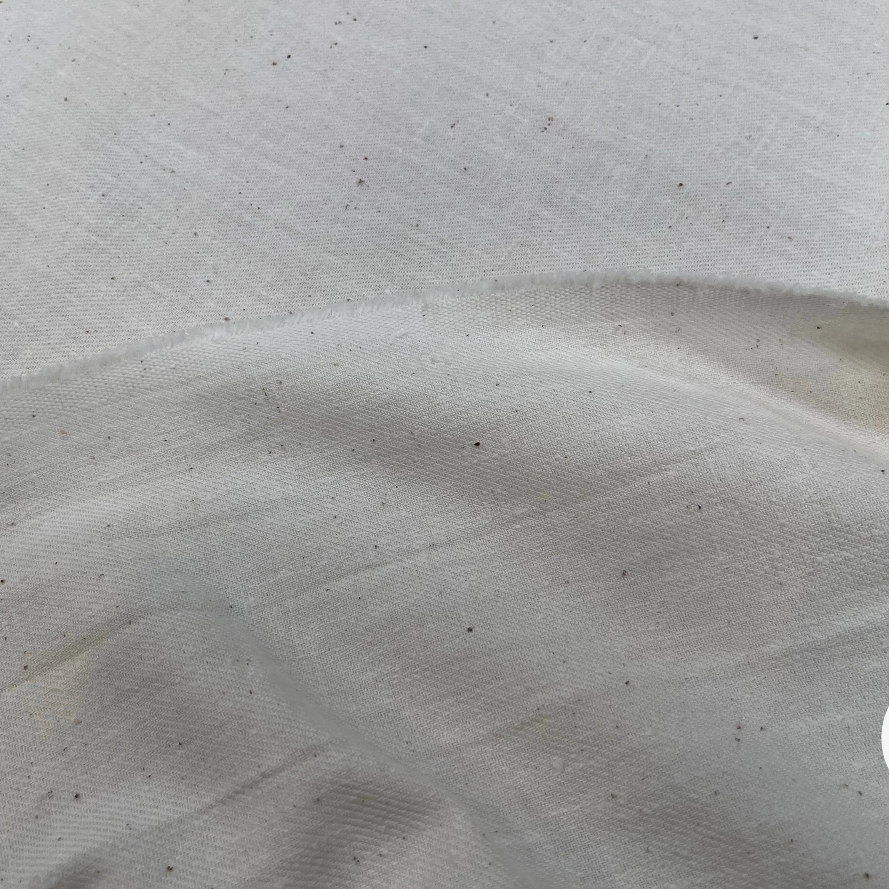 COTON JAPAN BLANC CASSÉ EFFET JEAN 110CM LAIZE - My Little Coupon