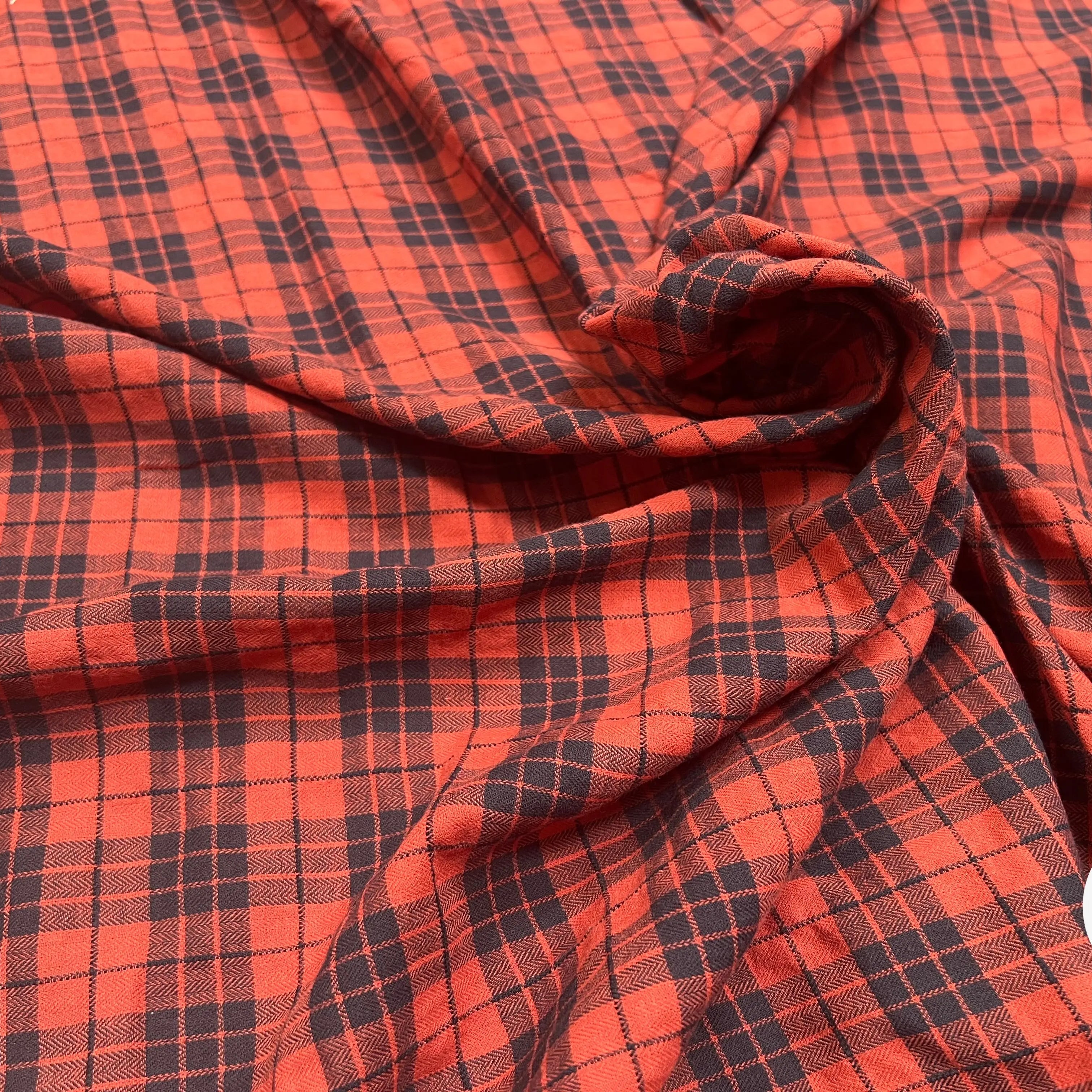 COTON JAPONAIS CHEVRON ROUGE ET NOIR - My Little Coupon