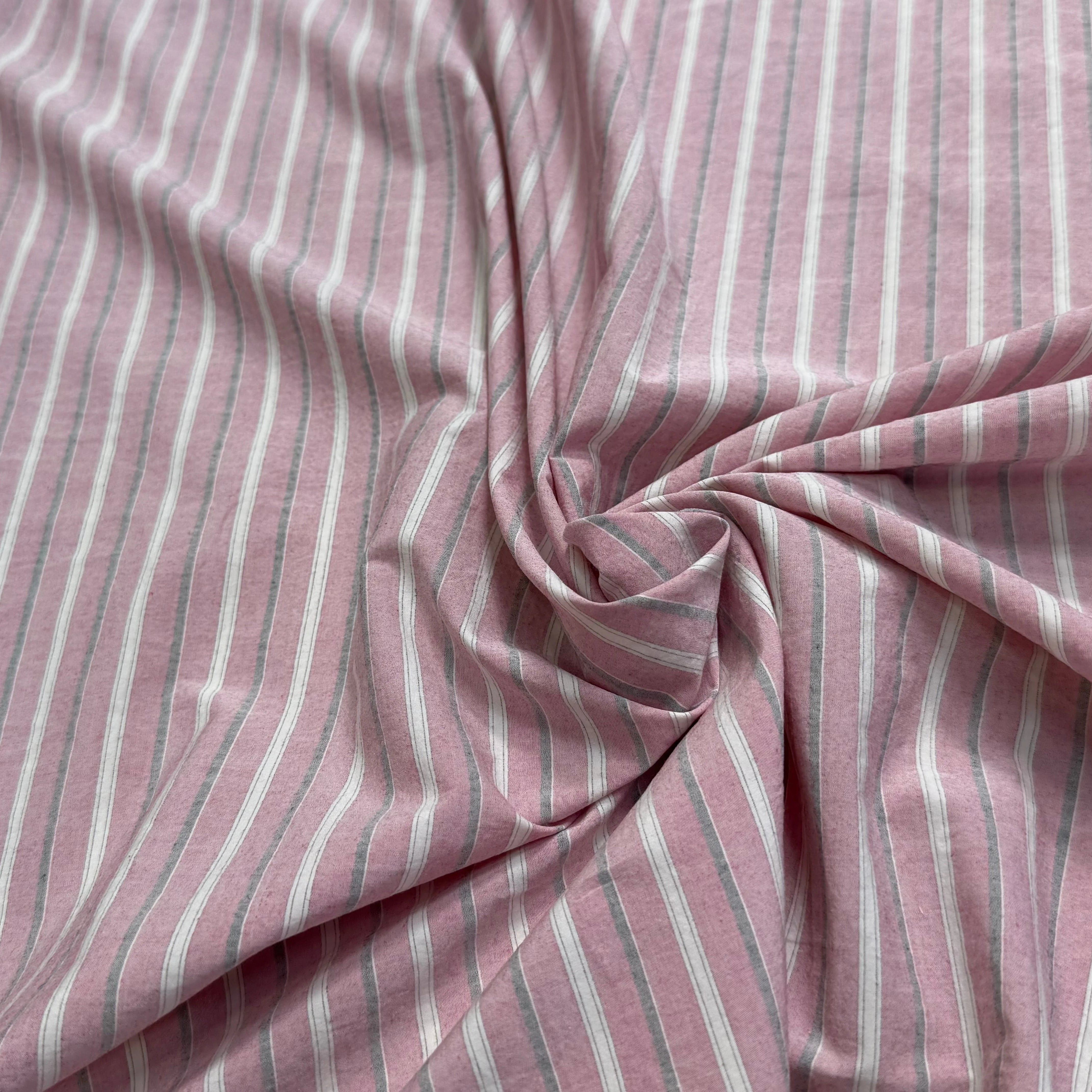 COTON LÉGER RAYÉ PINK - My Little Coupon
