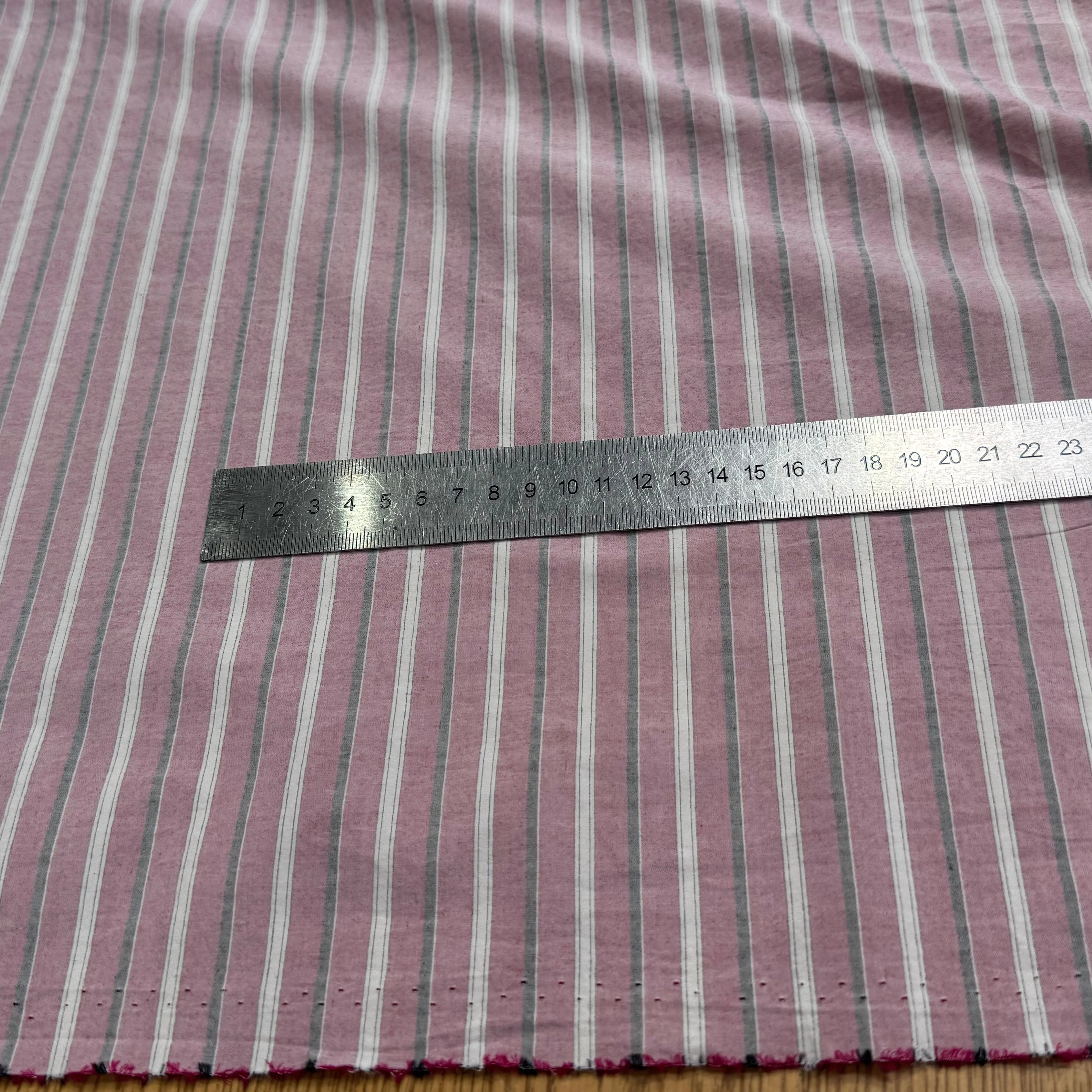 COTON LÉGER RAYÉ PINK - My Little Coupon