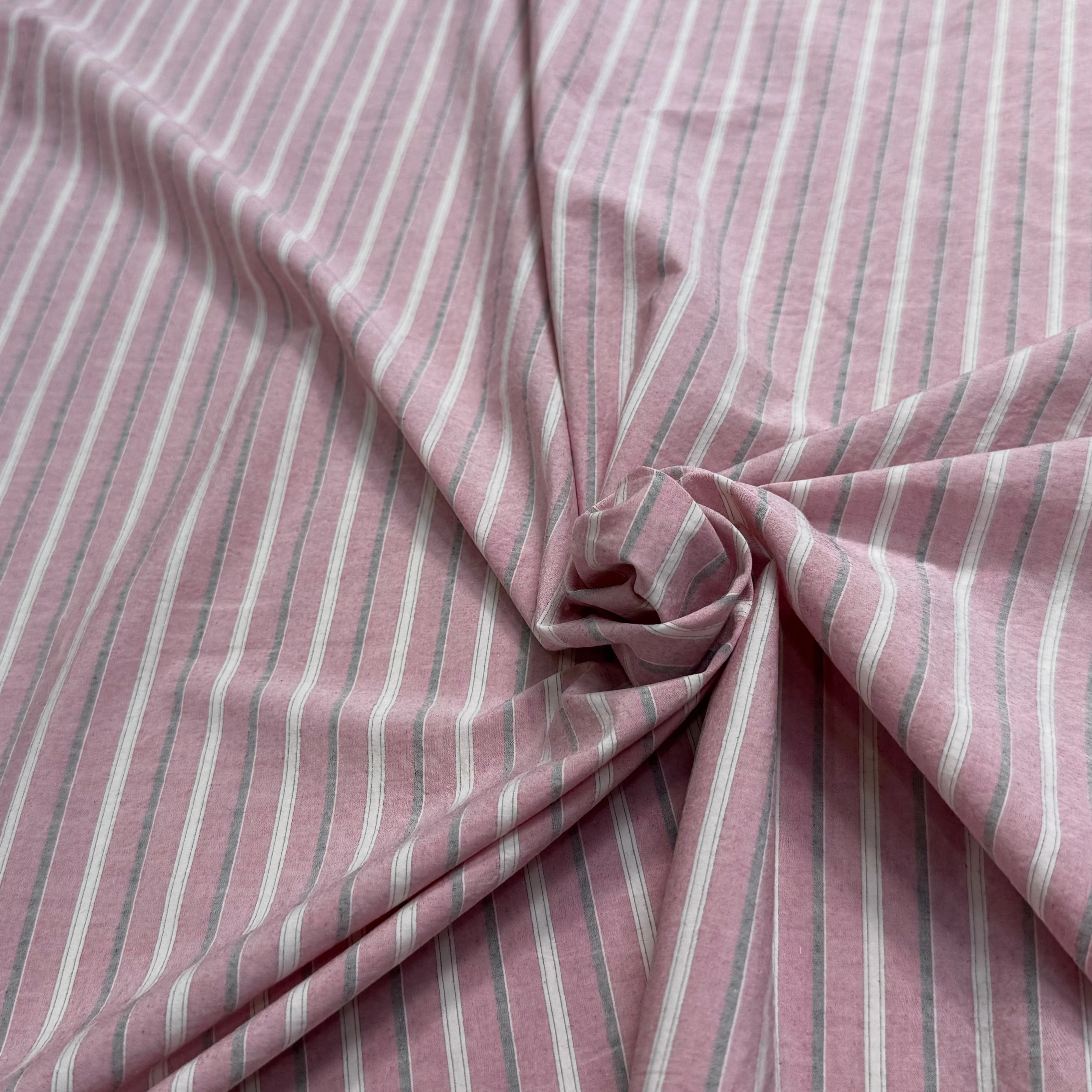 COTON LÉGER RAYÉ PINK - My Little Coupon