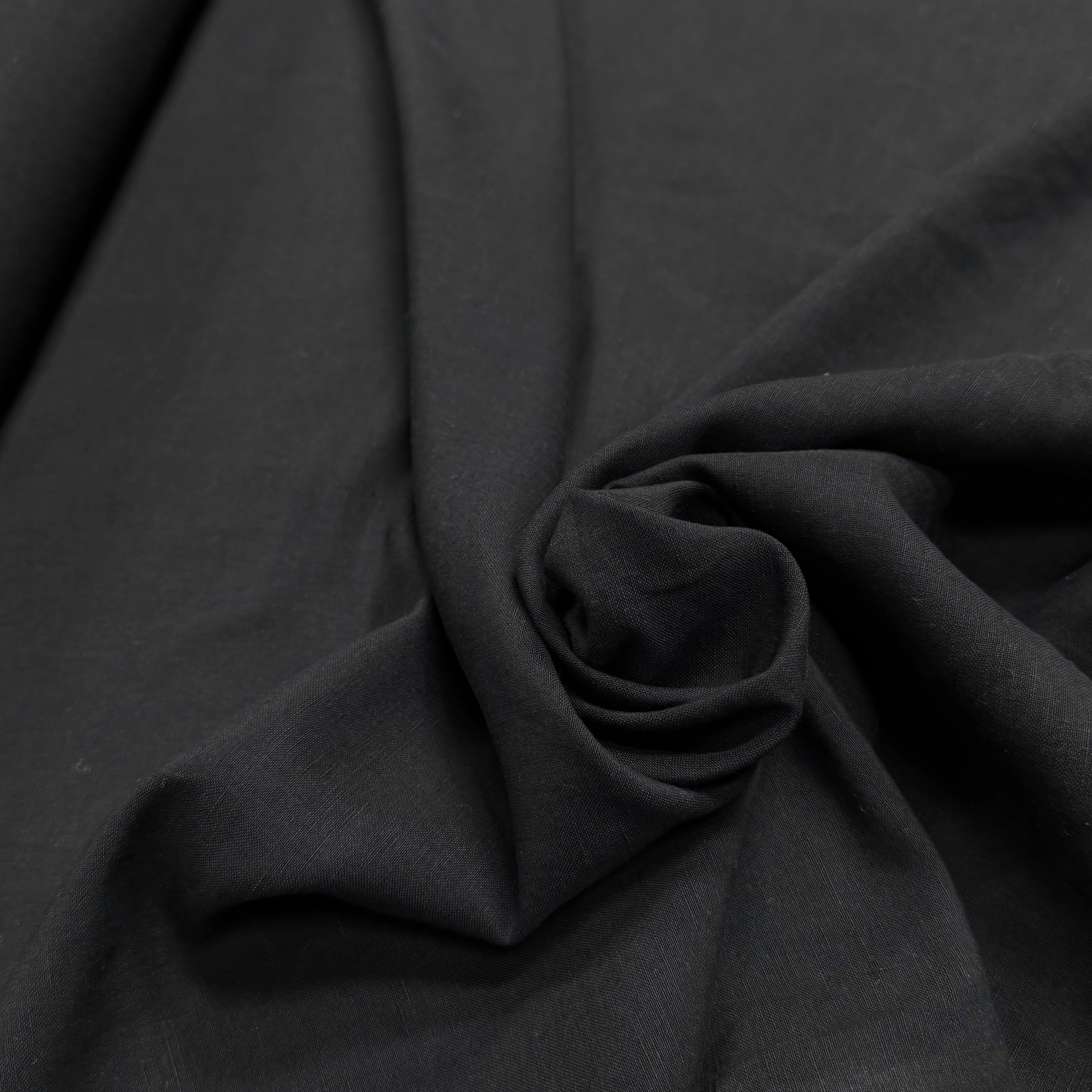 COTON LÉGER TEXTURÉ NOIR - My Little Coupon