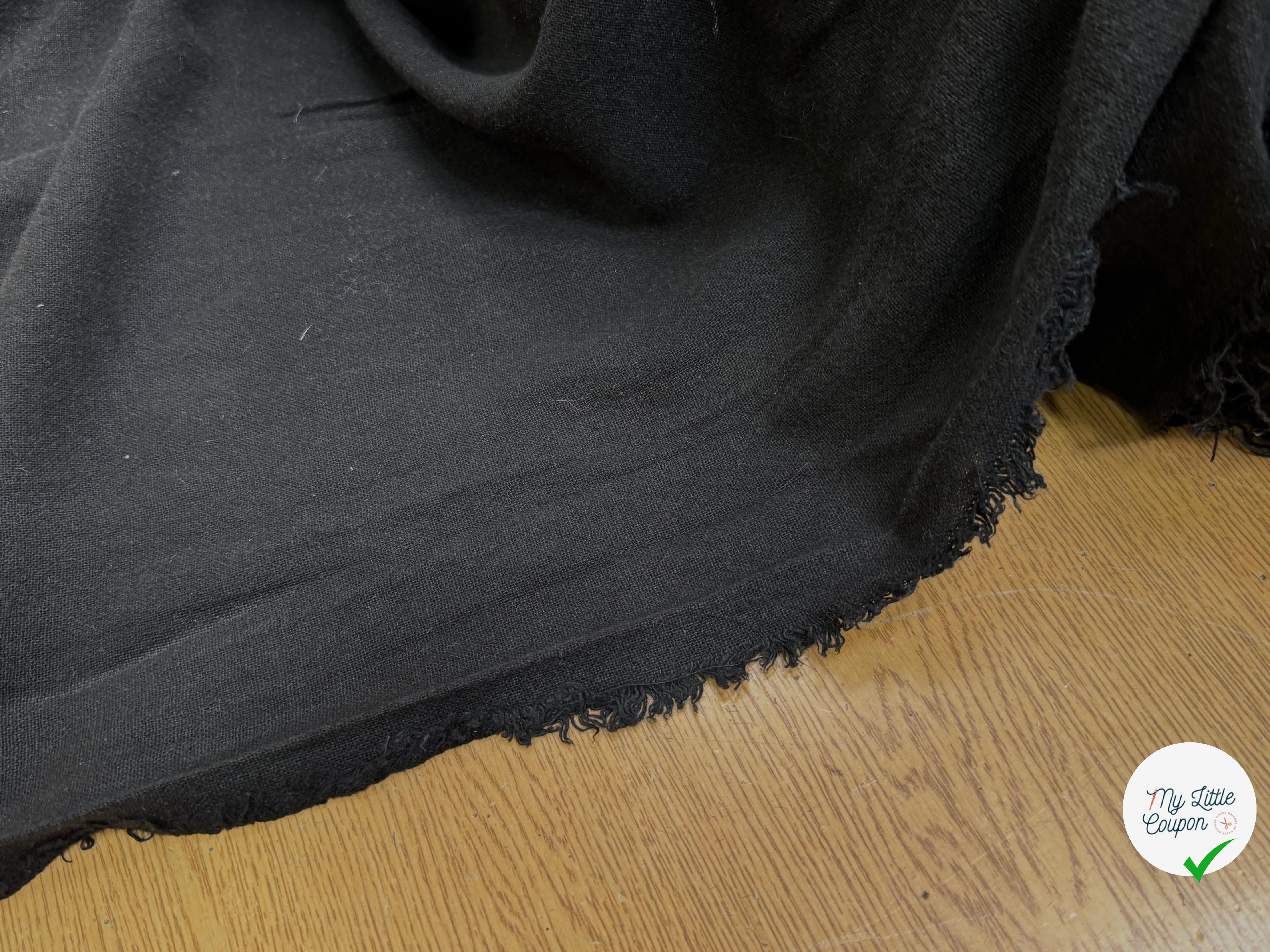 COTON LIN ARTISANAL NOIR - My Little Coupon