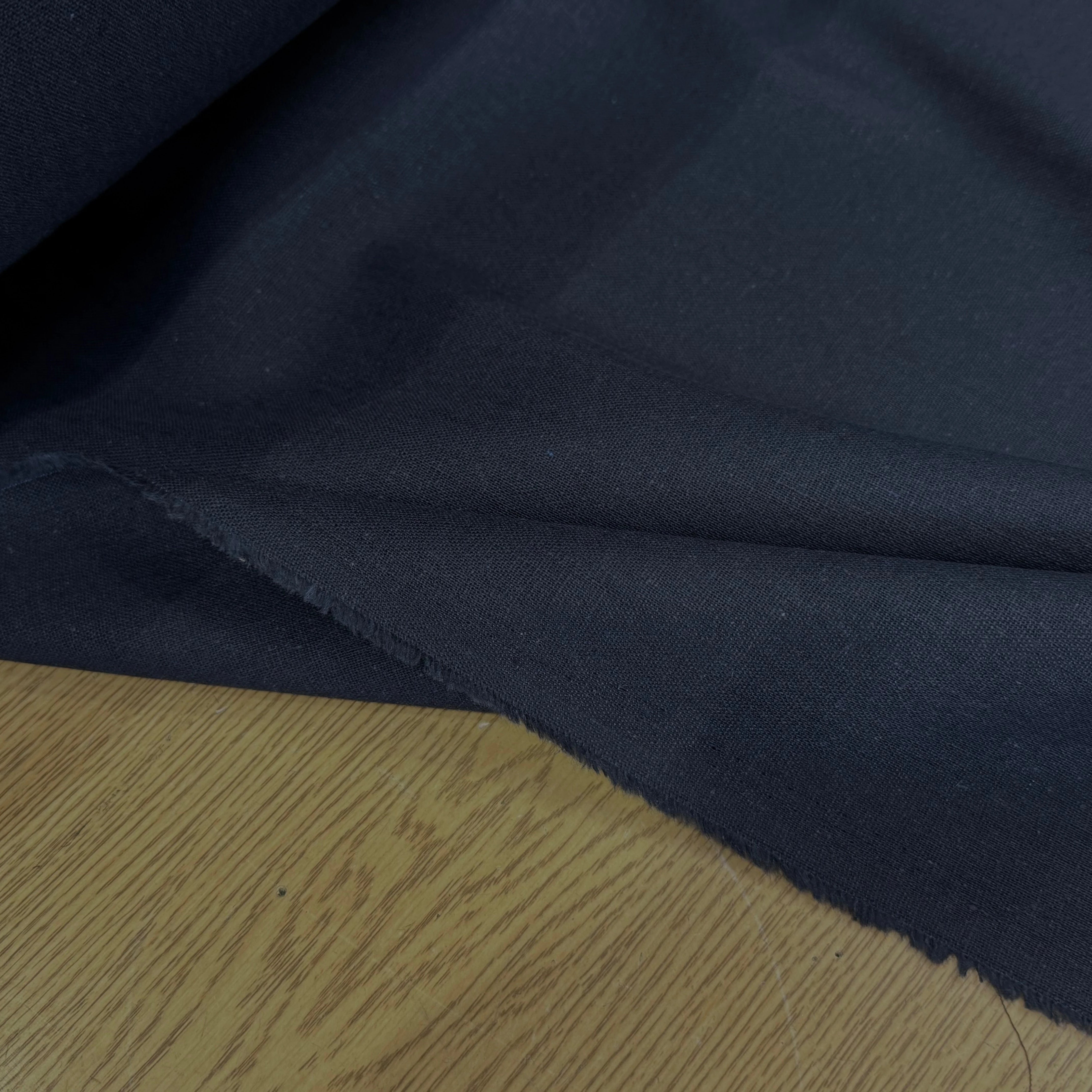 COTON LIN CHIC BLEU MARINE - My Little Coupon