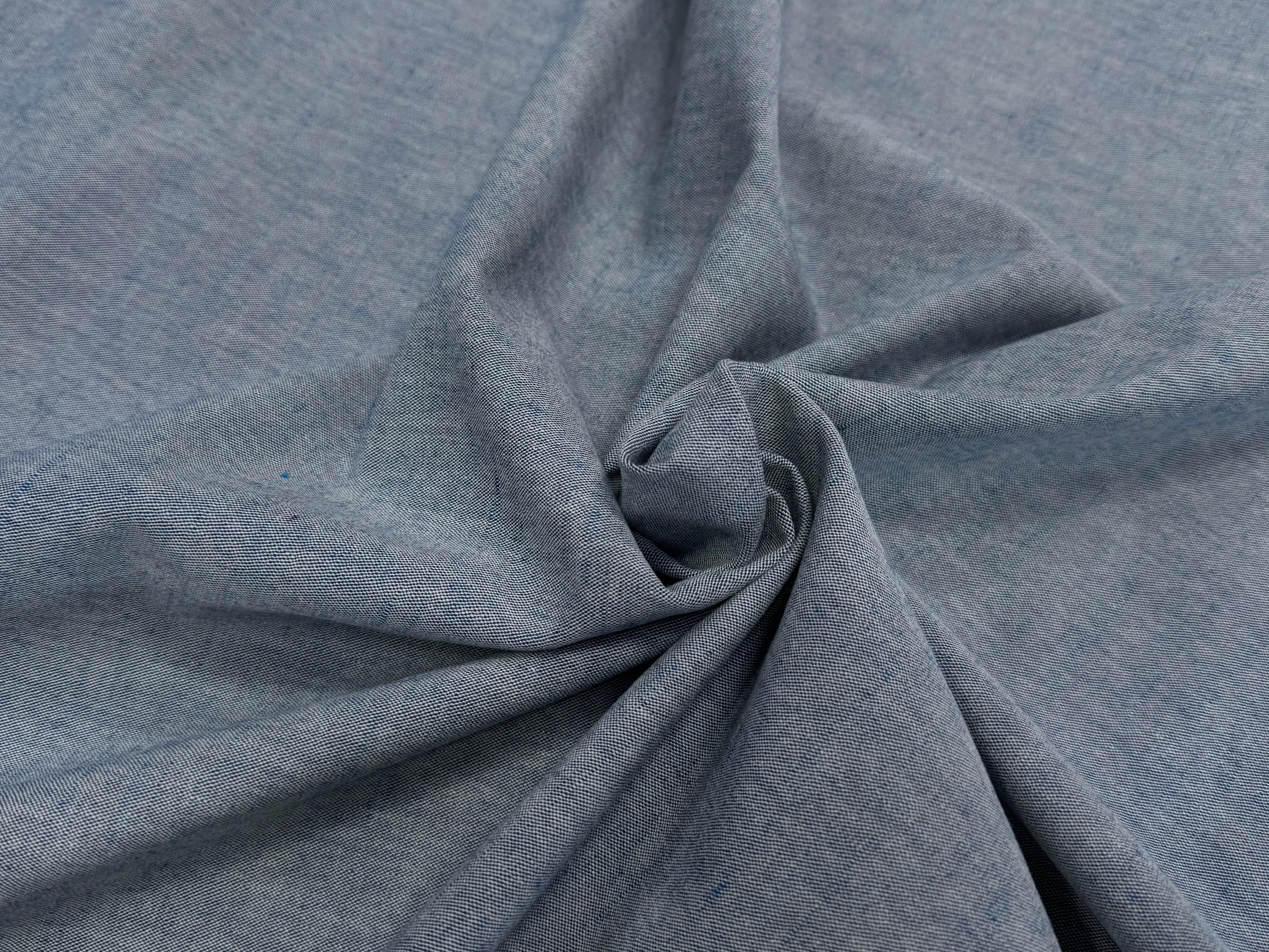 COTON LIN ET VISCOSE STRETCH EFFET JEAN - My Little Coupon