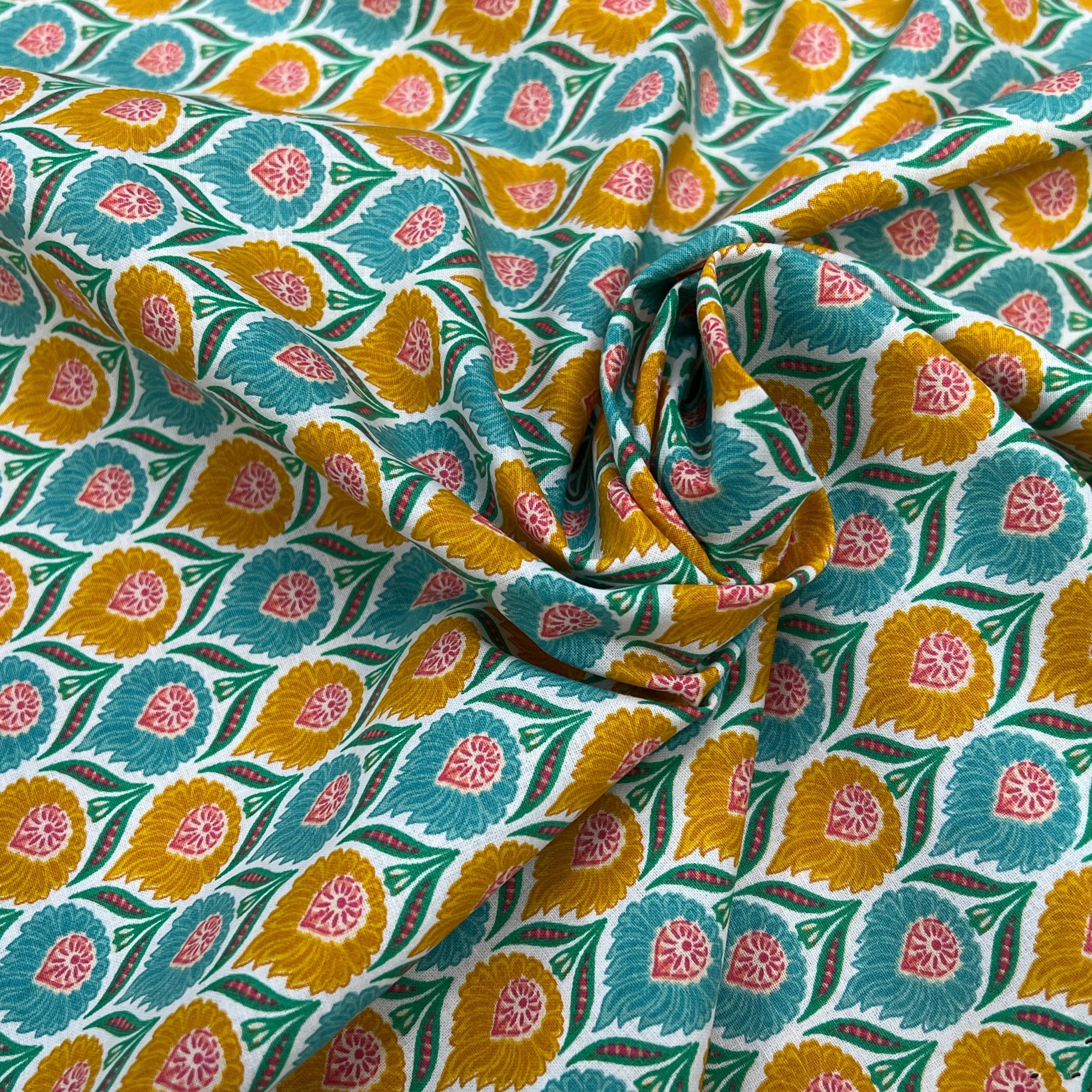 COTON LUKA BLANC CELADON 150 CM - My Little Coupon