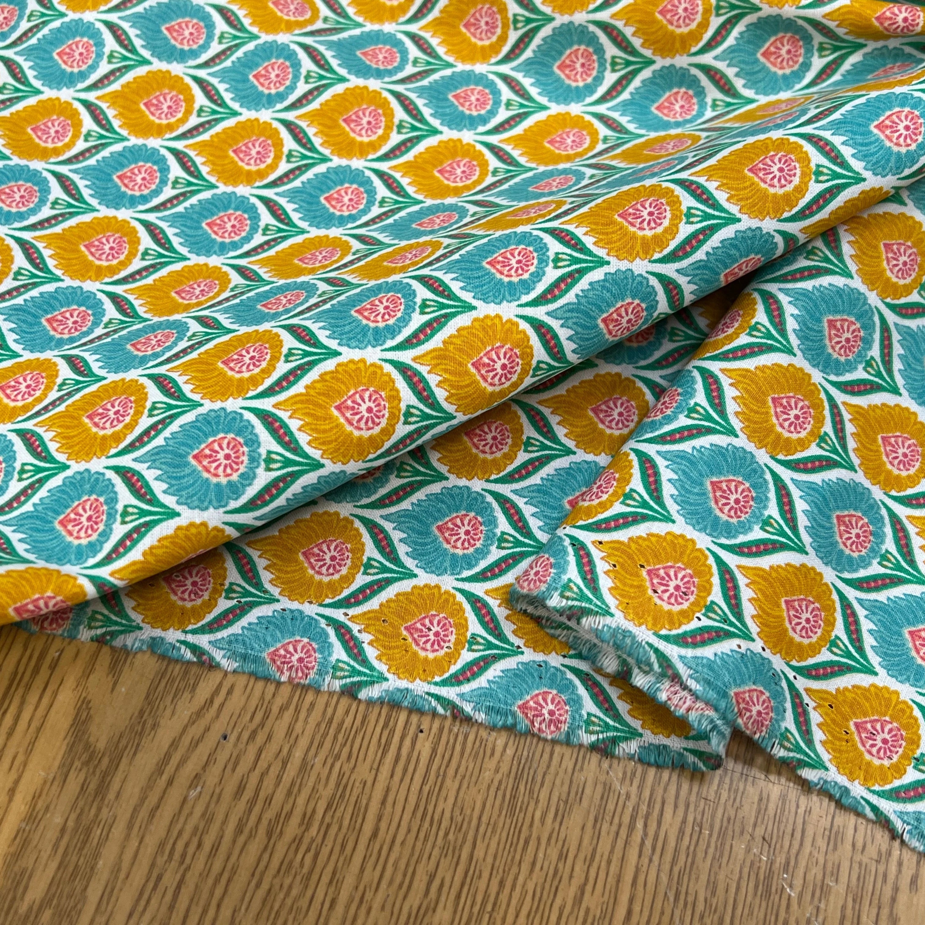 COTON LUKA BLANC CELADON 150 CM - My Little Coupon