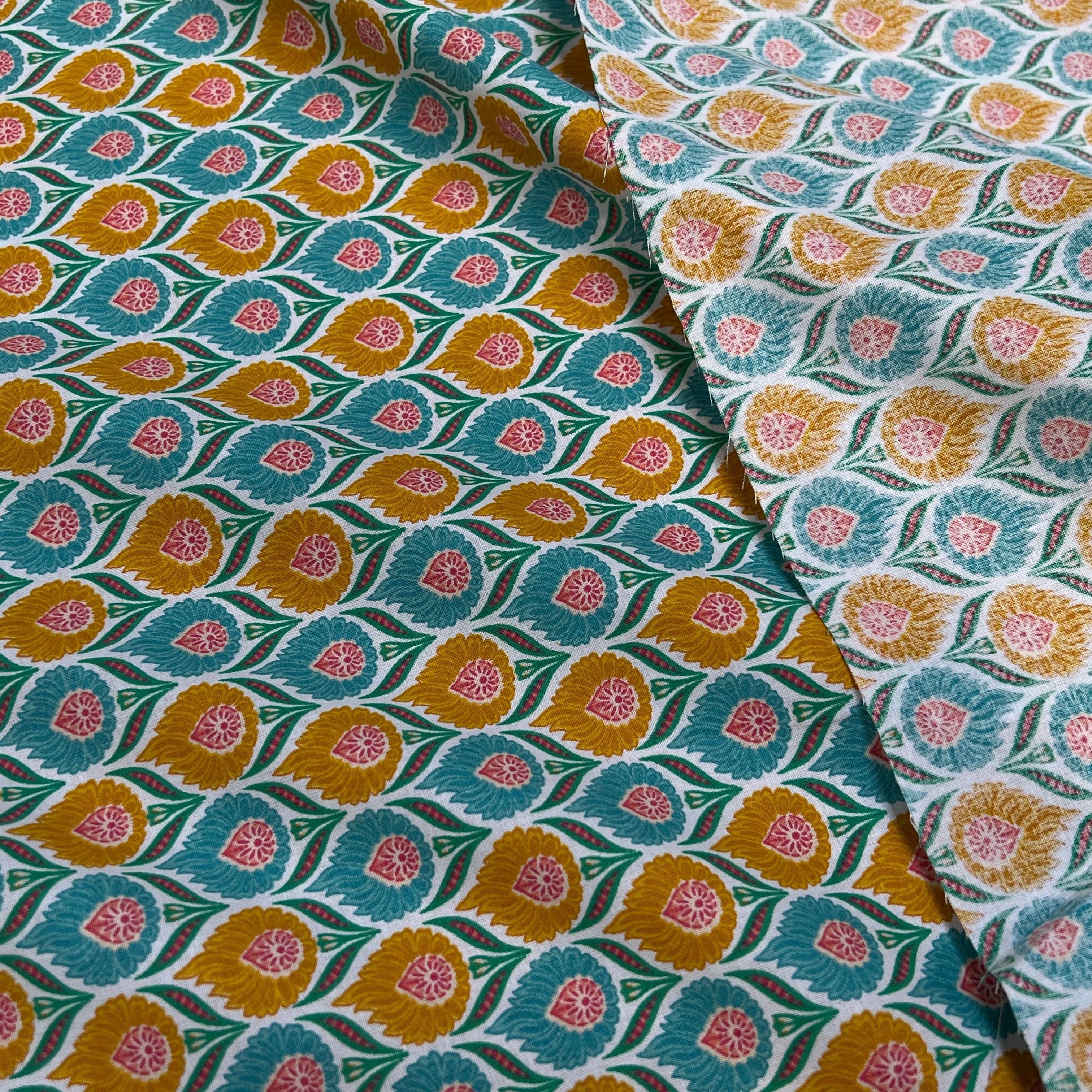 COTON LUKA BLANC CELADON 150 CM - My Little Coupon