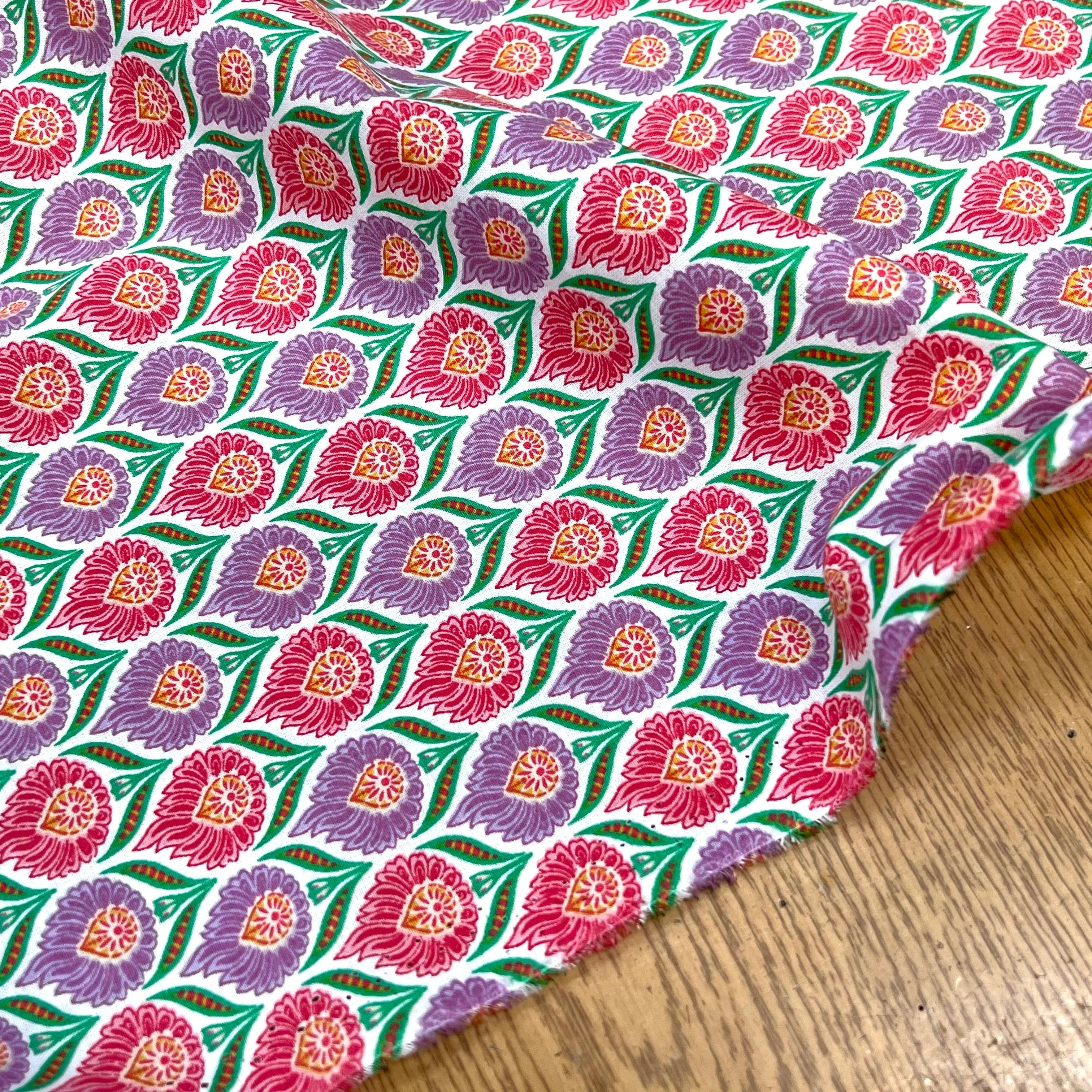 COTON LUKA BLANC LAVANDE 150 CM - My Little Coupon