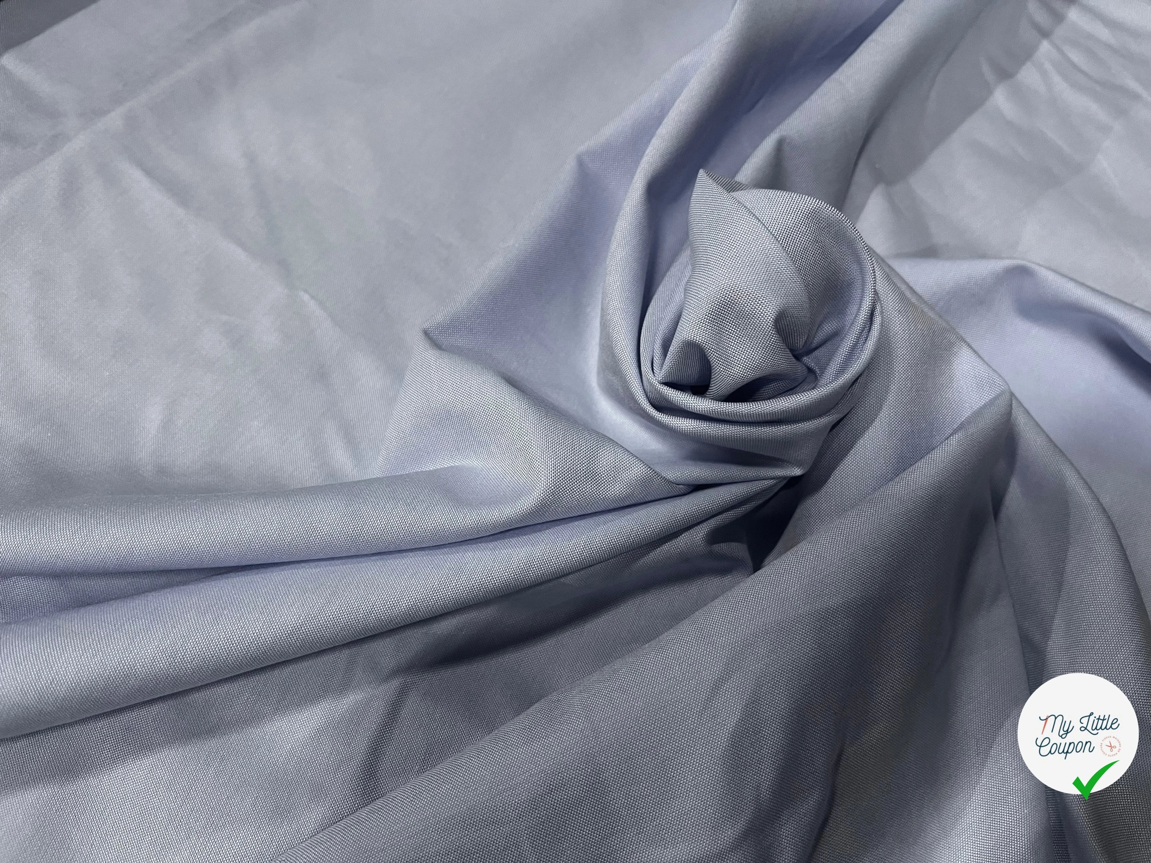 COTON OXFORD CHIC BLEU 148CM - My Little Coupon