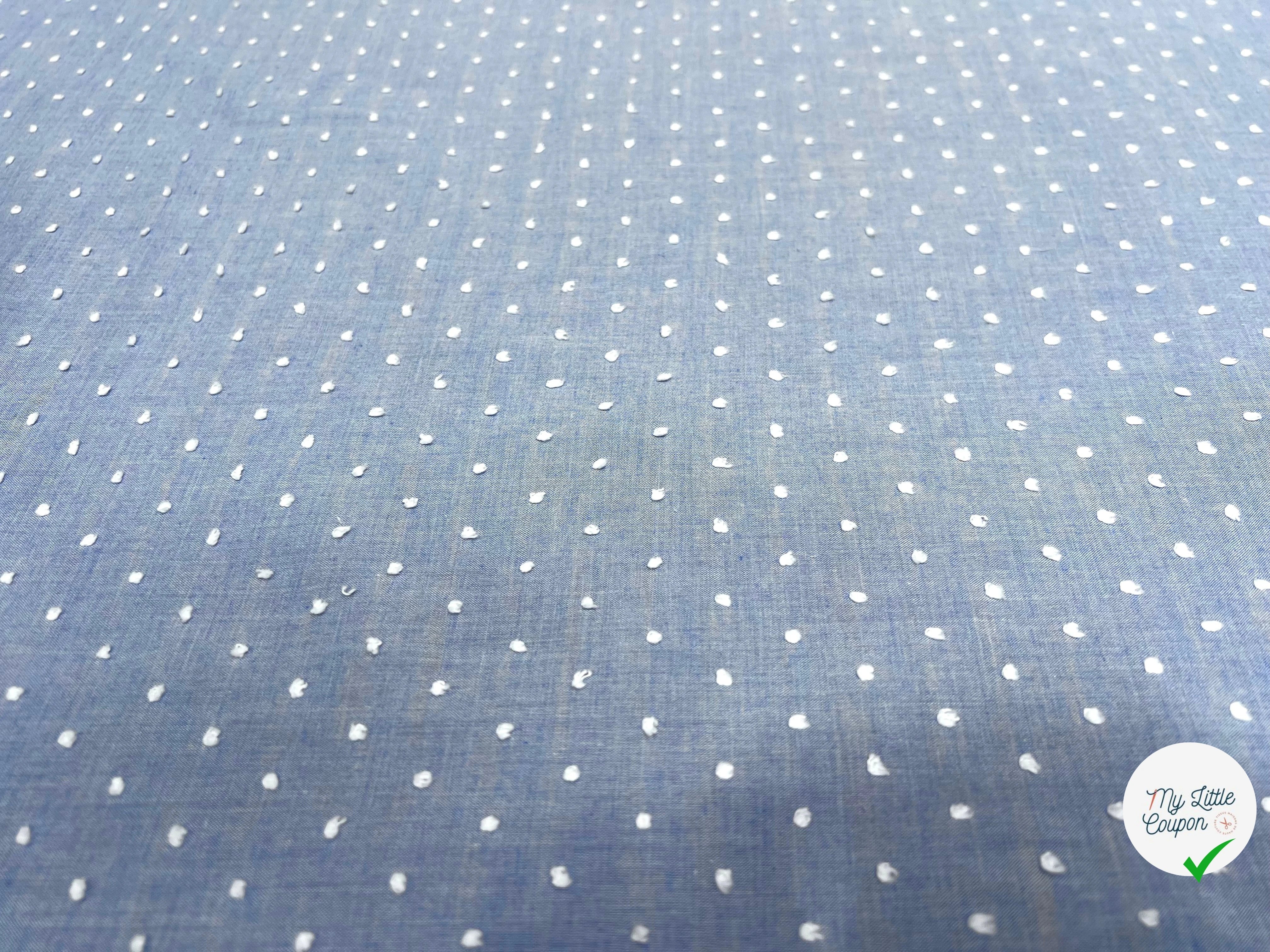 COTON PLUMETIS BLEU BÉBÉ - My Little Coupon