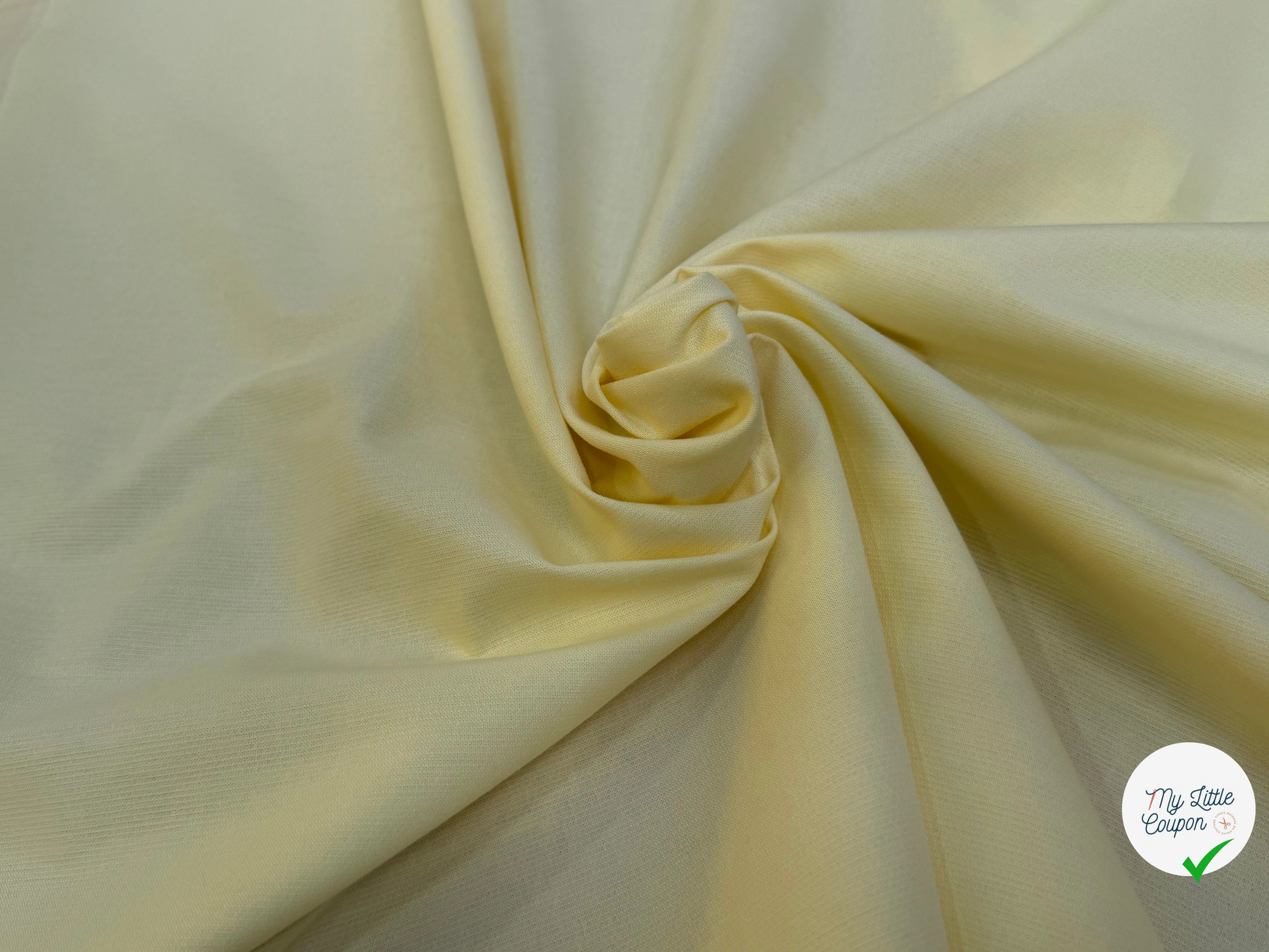 COTON RAYÉ BELLE TENUE JAUNE CLAIR - My Little Coupon