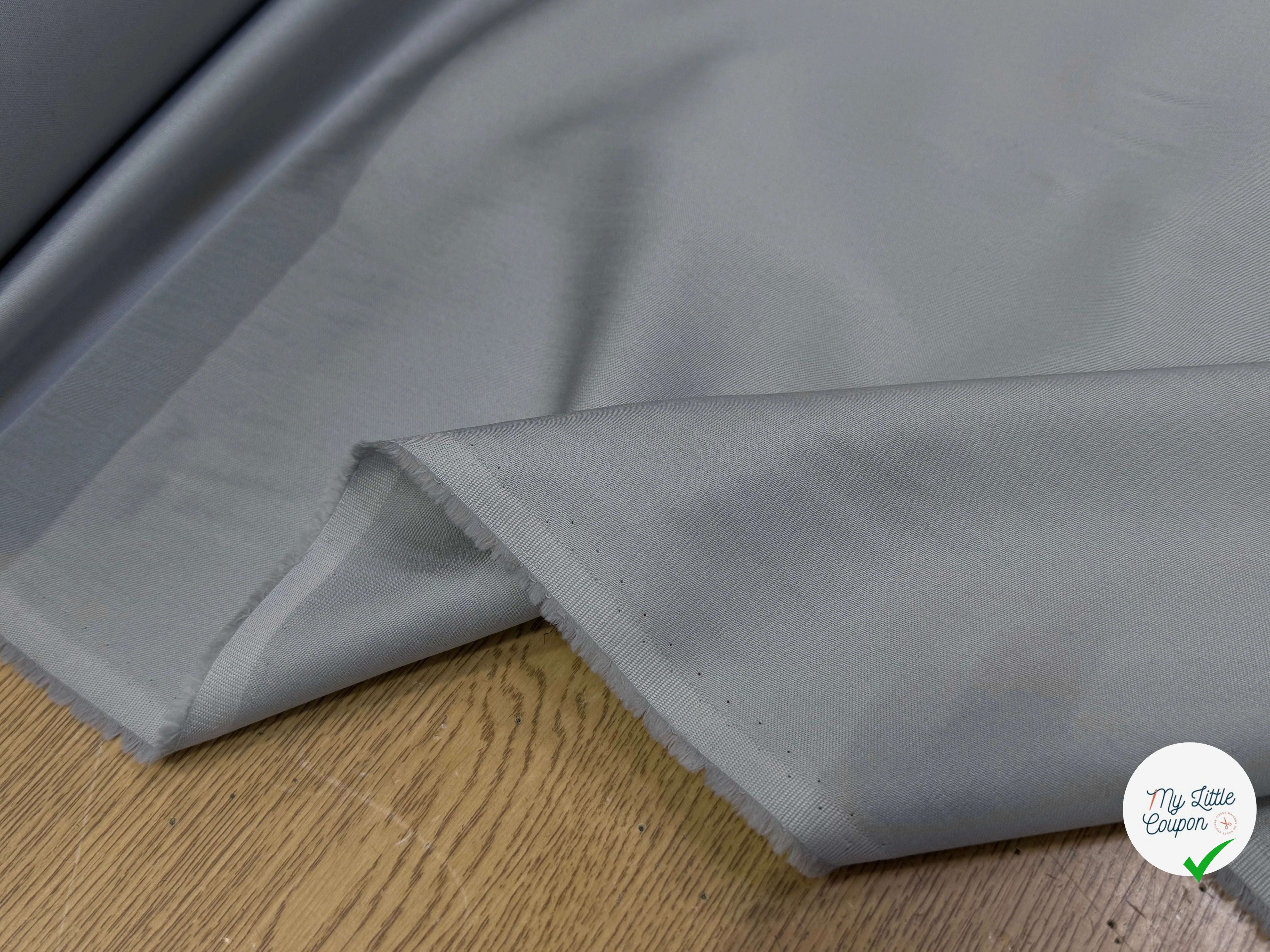 COTON SATIN GRIS DOUX TOUCHÉ - My Little Coupon