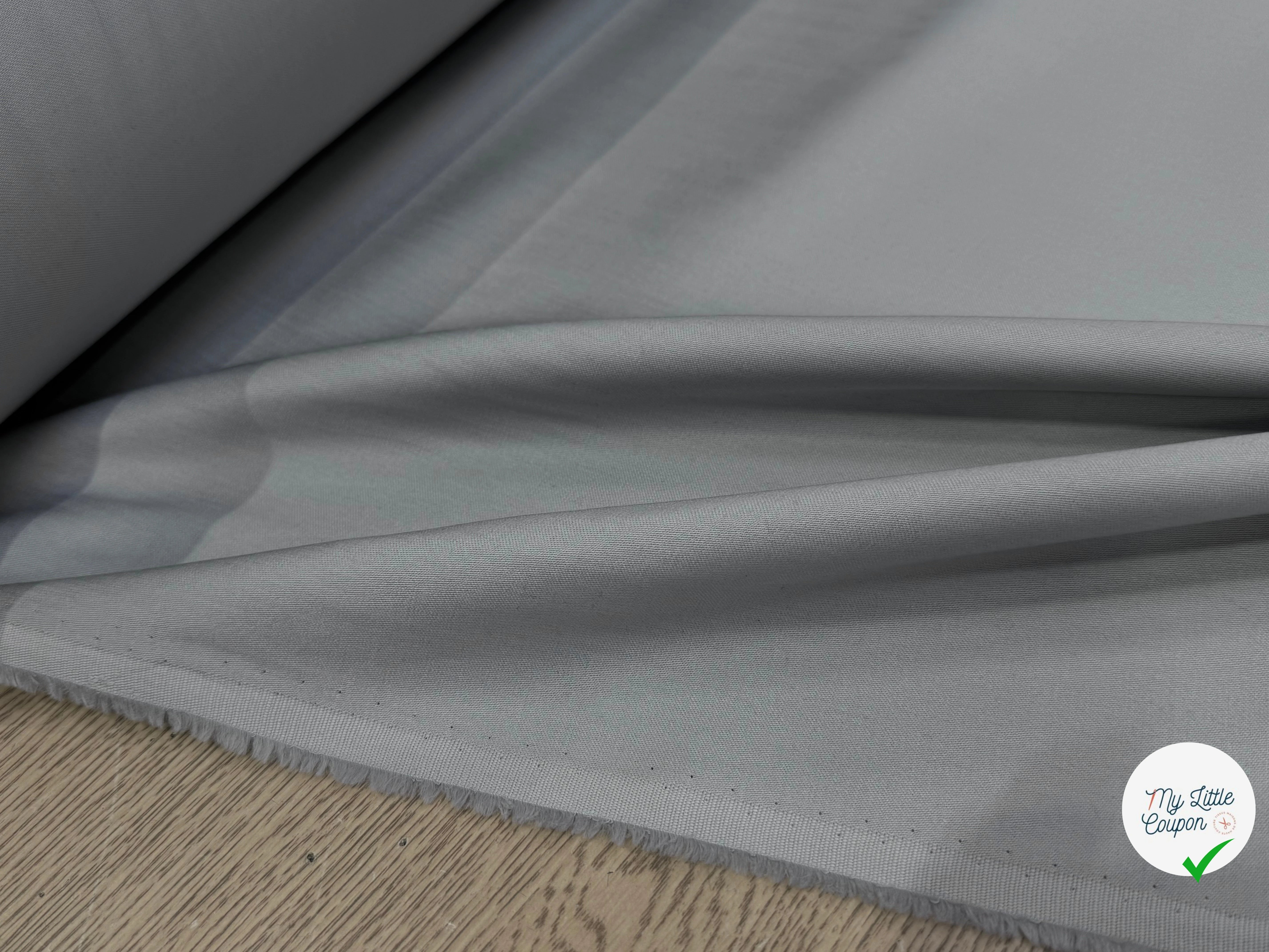 COTON SATIN GRIS DOUX TOUCHÉ - My Little Coupon