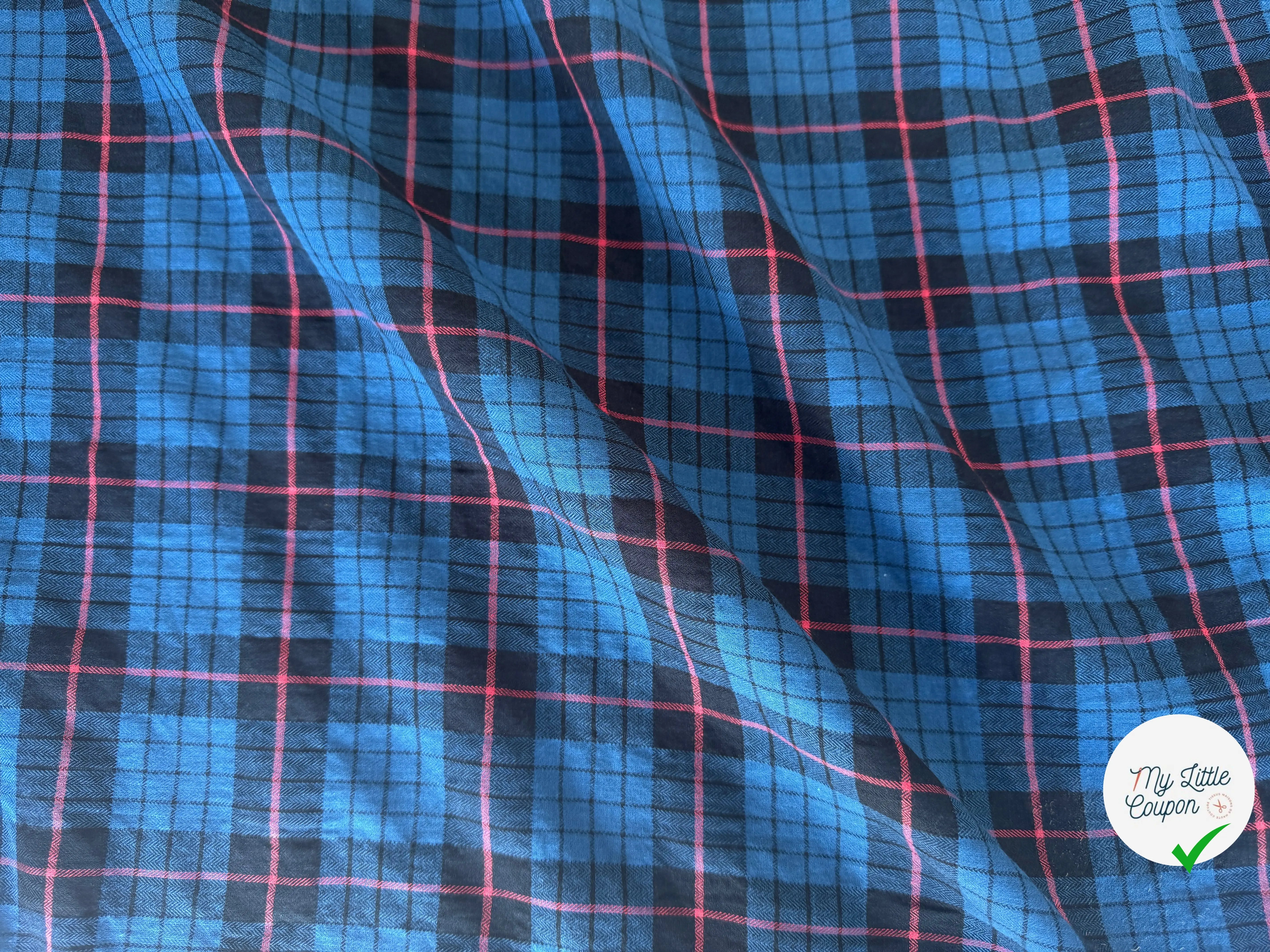 COTON SURCHEMISE TRAPPEUR JAPAN CARREAUX CHEVRON - My Little Coupon