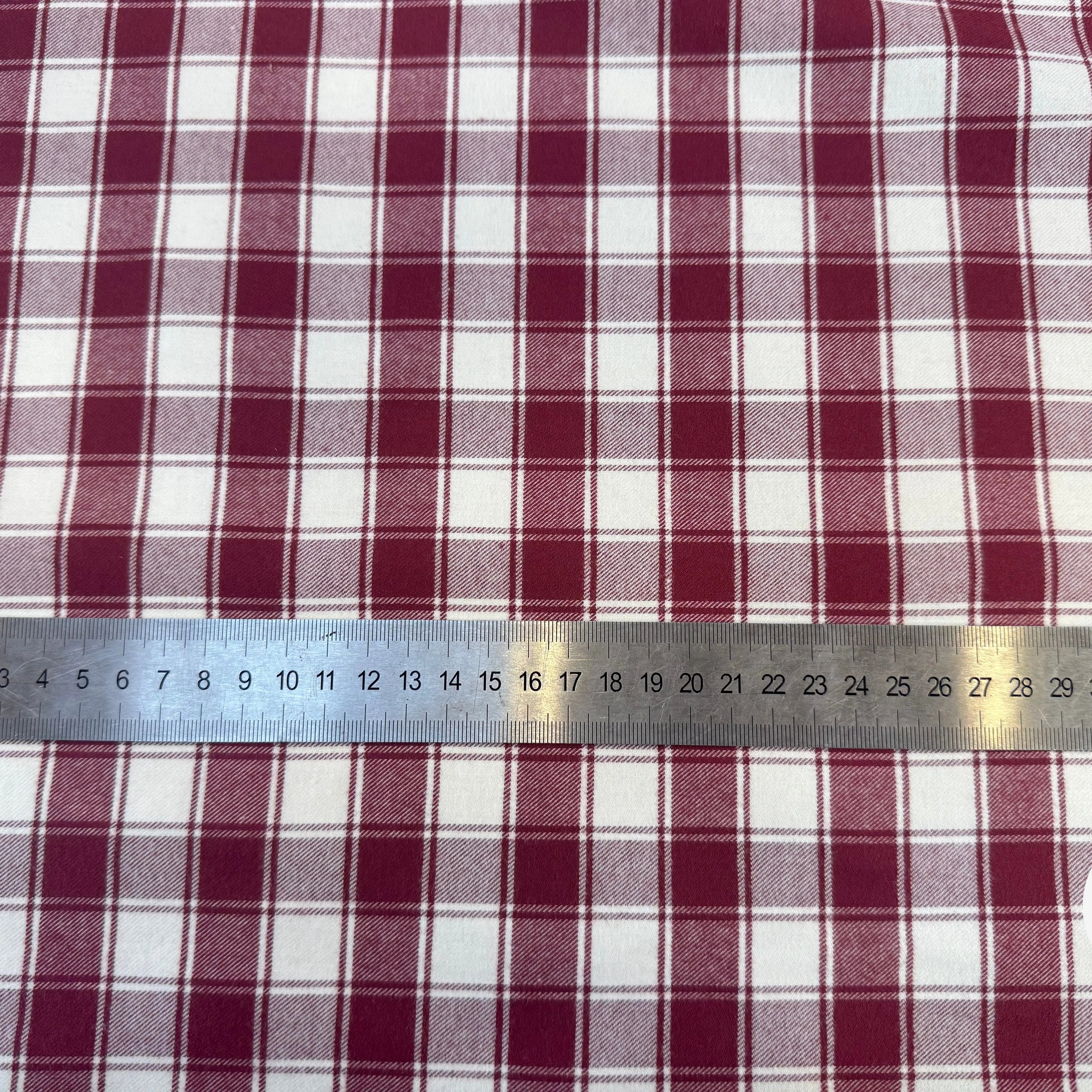 COTON TRAPPEUR A CARREAUX BLANC ET ROUGE - My Little Coupon