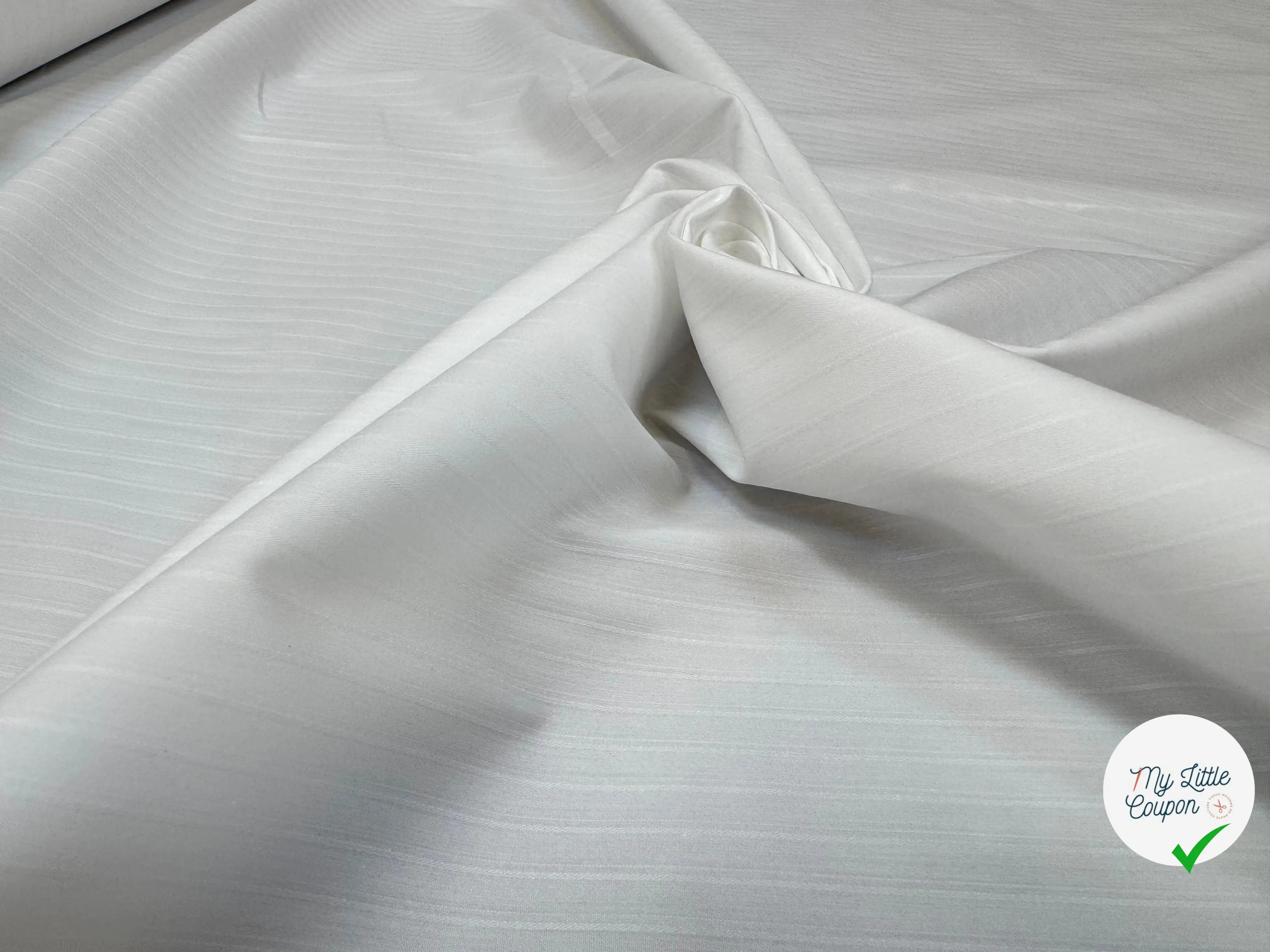 COTONIFICO ALBINI RAYURES BLANCHES IRRÉGULIÈRES - My Little Coupon