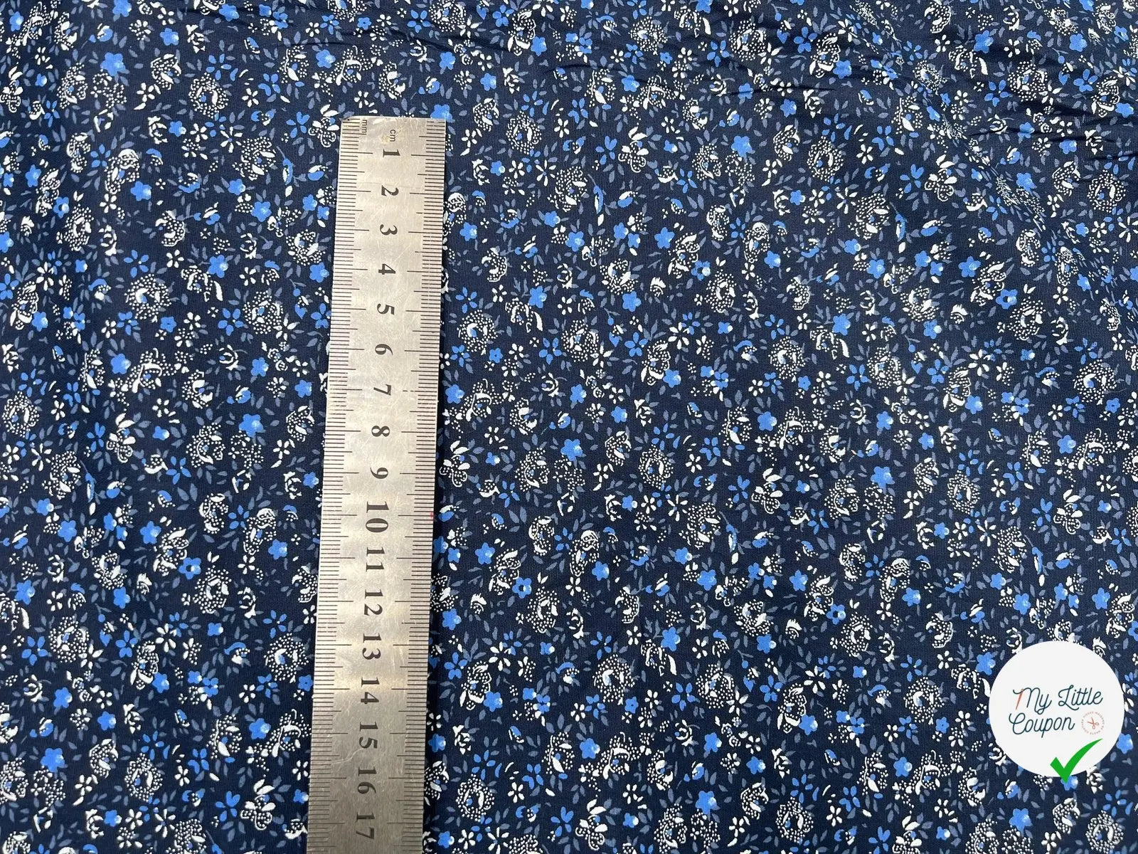 COTONNADE FERMIĂRE IMPRIMĂ VOIE LACTĂE DE FLEURS - My Little Coupon - tissu - coudre
