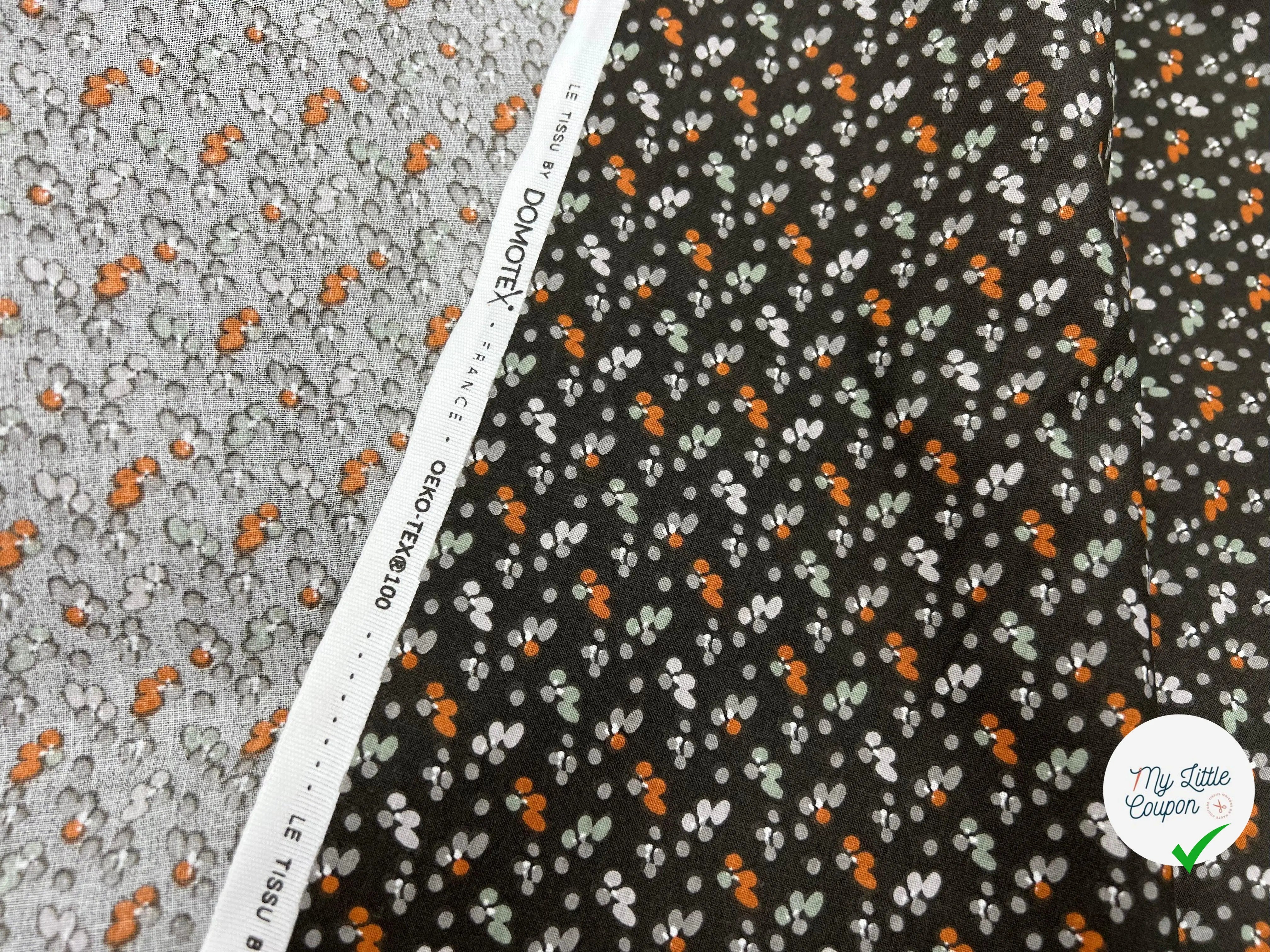 COTONNADE FIDUO WENGUE TILLEUL - My Little Coupon - tissu - coudre