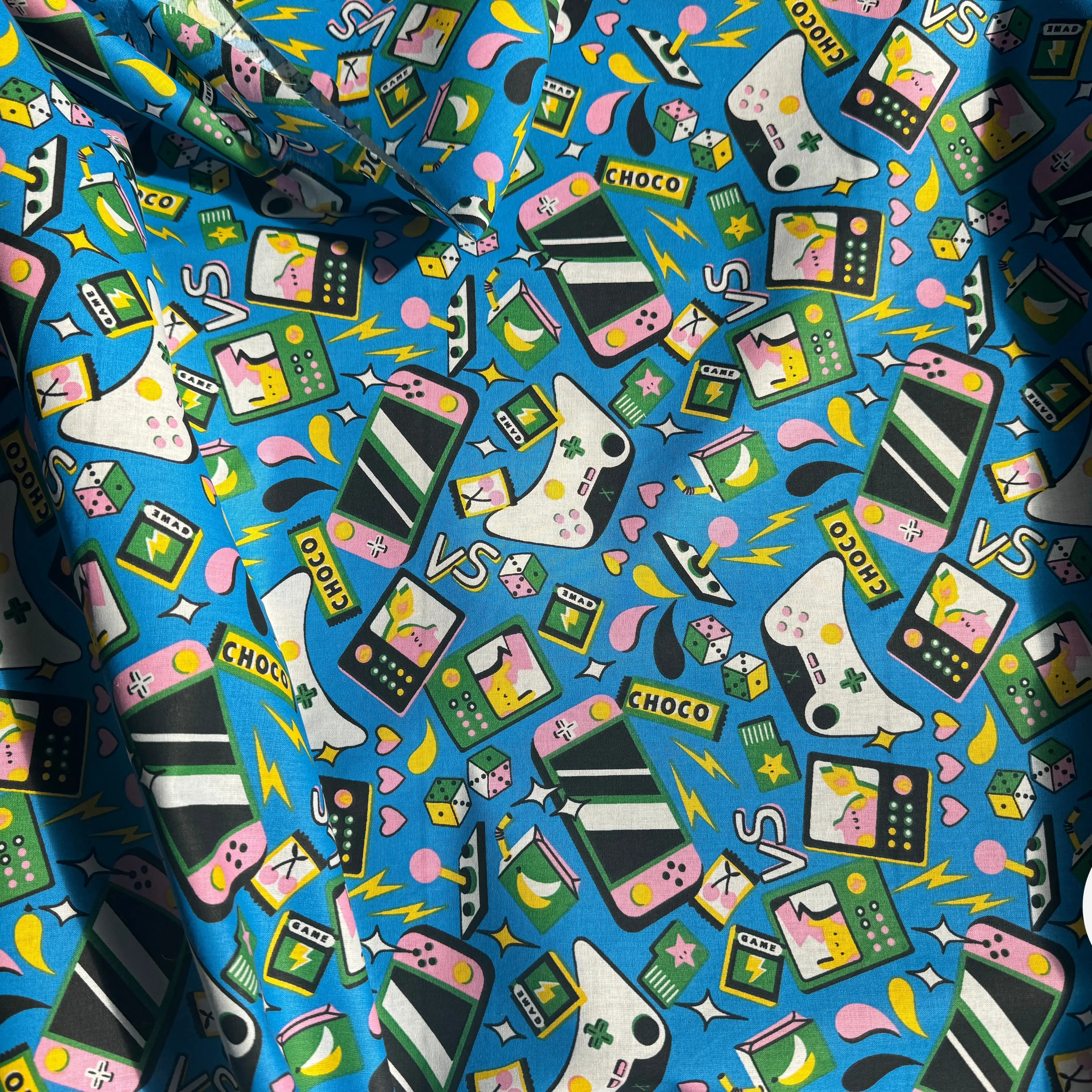 COTONNADE GAMING BLEU / VERT 1B L1PAP 150 - My Little Coupon