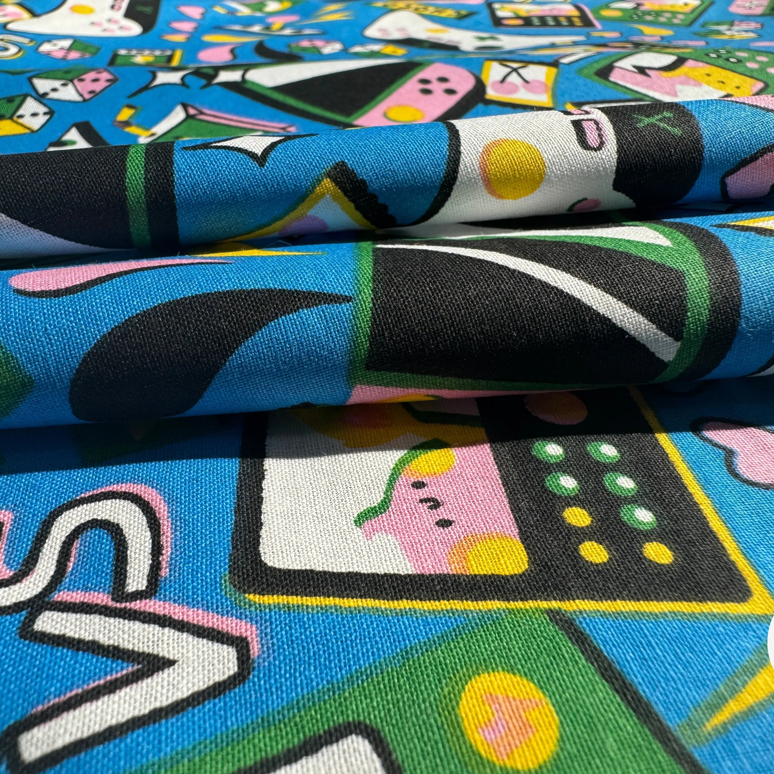 COTONNADE GAMING BLEU / VERT 1B L1PAP 150 - My Little Coupon