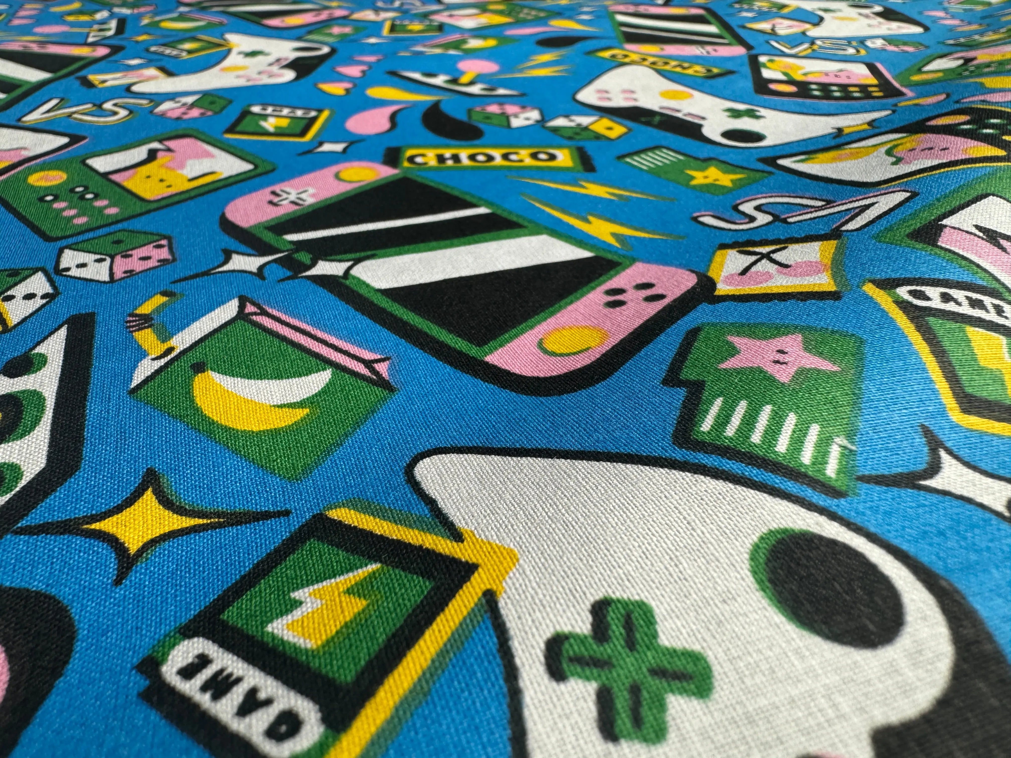 COTONNADE GAMING BLEU / VERT 1B L1PAP 150 - My Little Coupon