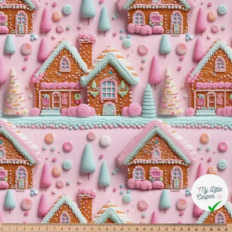 COTONNADE GRETEL ROSE / BLEU 1E NUM Y1 150 - My Little Coupon