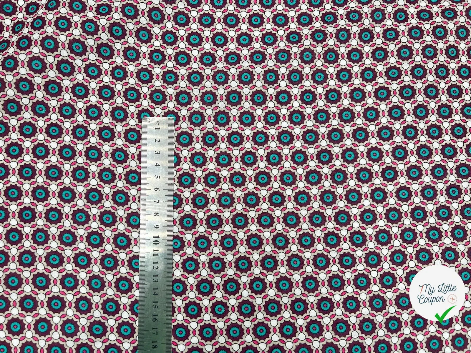 COTONNADE IMPRIMÉE FAÇON TABLIER VINTAGE - My Little Coupon - tissu - coudre