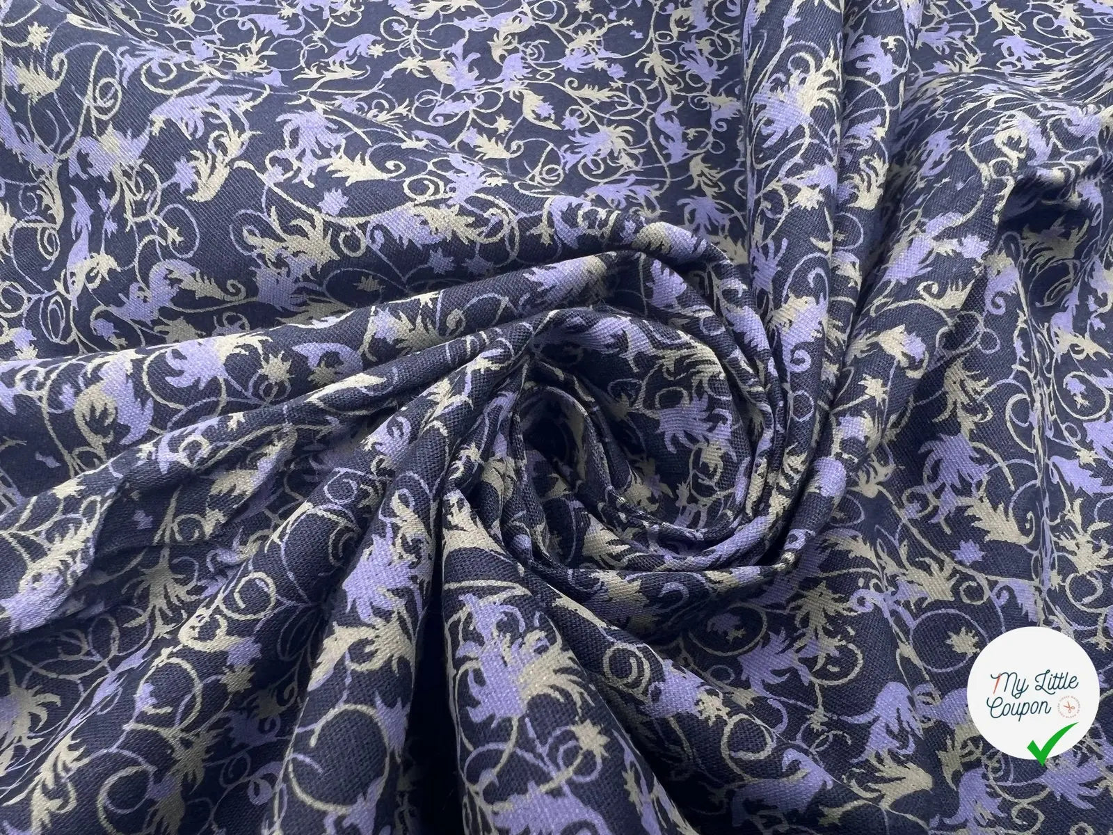 COTONNADE IMPRIMÉE SALIBURY - My Little Coupon - tissu - coudre