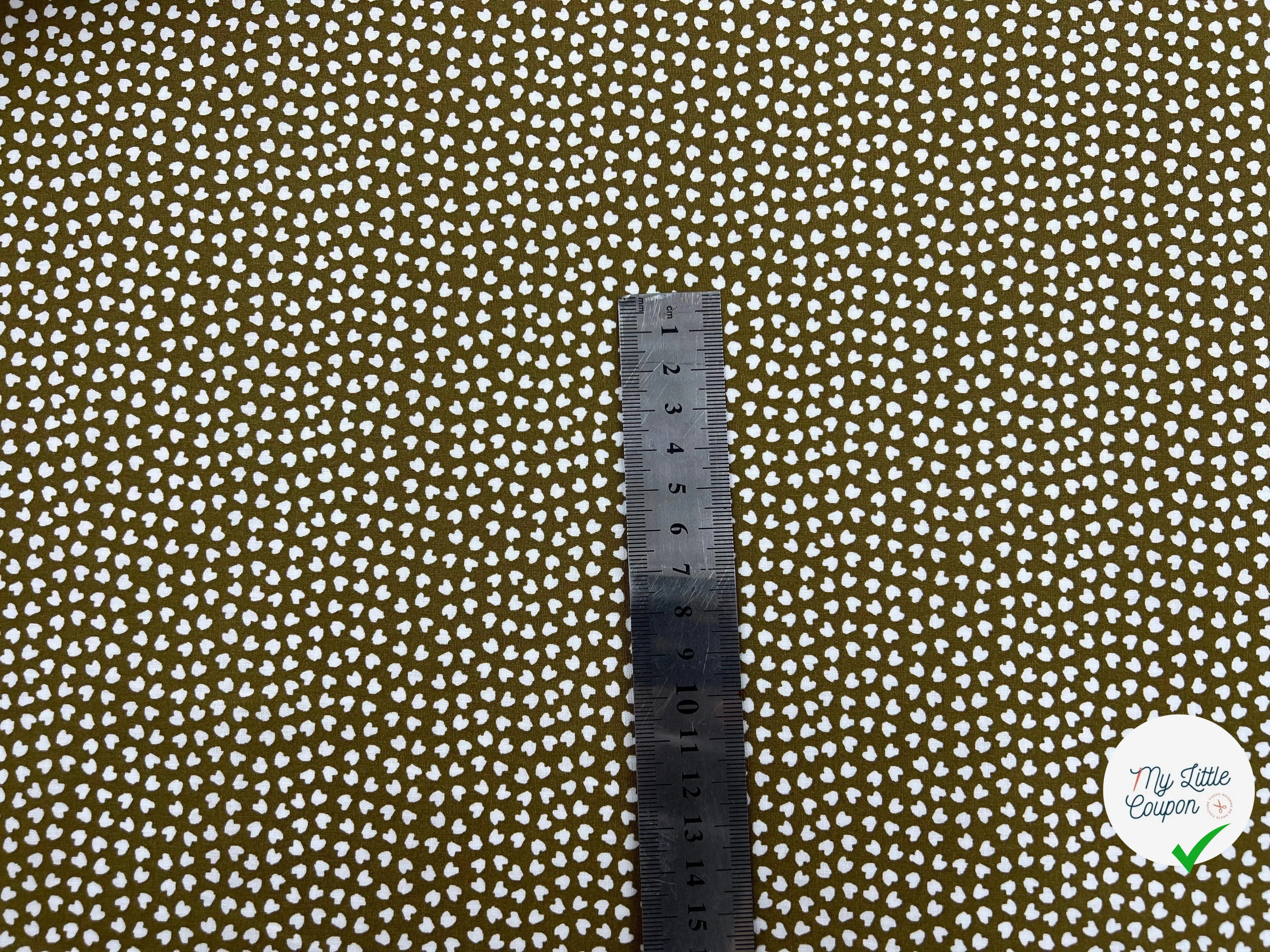 COTONNADE LIPELO BRONZE / BLANC - My Little Coupon - tissu - coudre