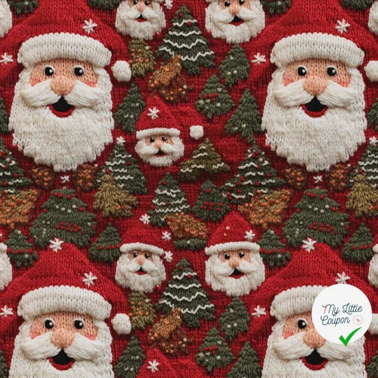 COTONNADE PERENOEL ROUGE / VERT 1E NUM Y1 150 - My Little Coupon