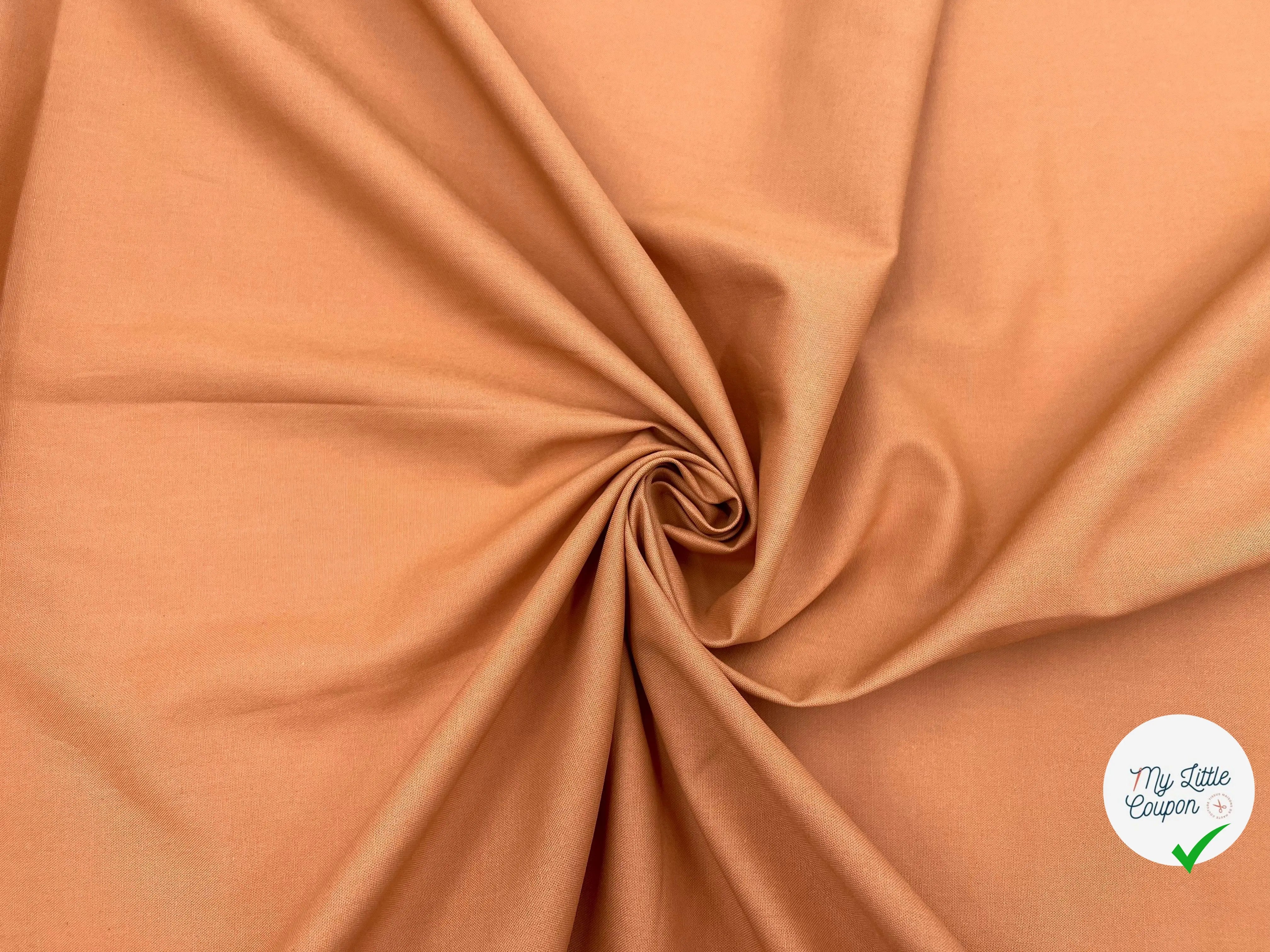 COTONNADE UNIE CASSONADE - My Little Coupon - tissu - coudre