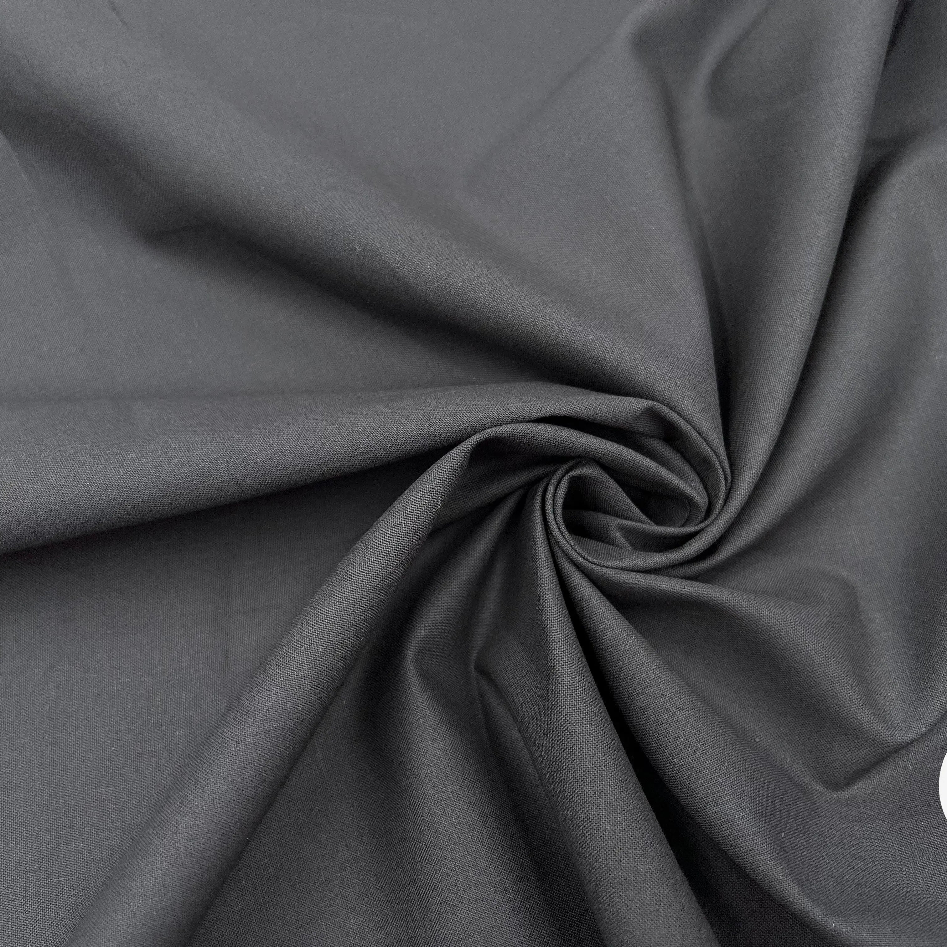 COTONNADE UNIE NOIR CHARBON - My Little Coupon - tissu - coudre