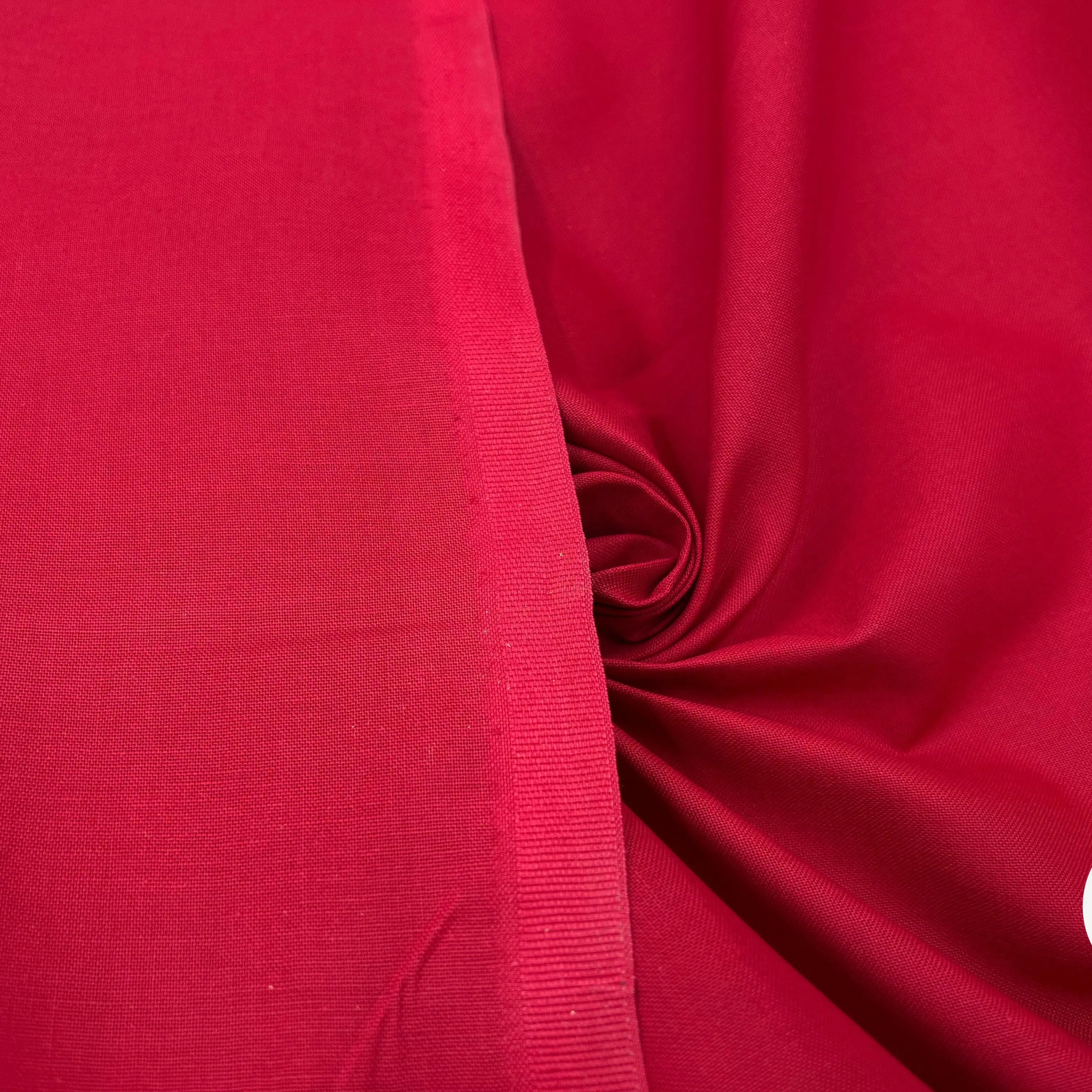 COTONNADE UNIE FRAMBOISE CARDINAL - My Little Coupon - tissu - coudre