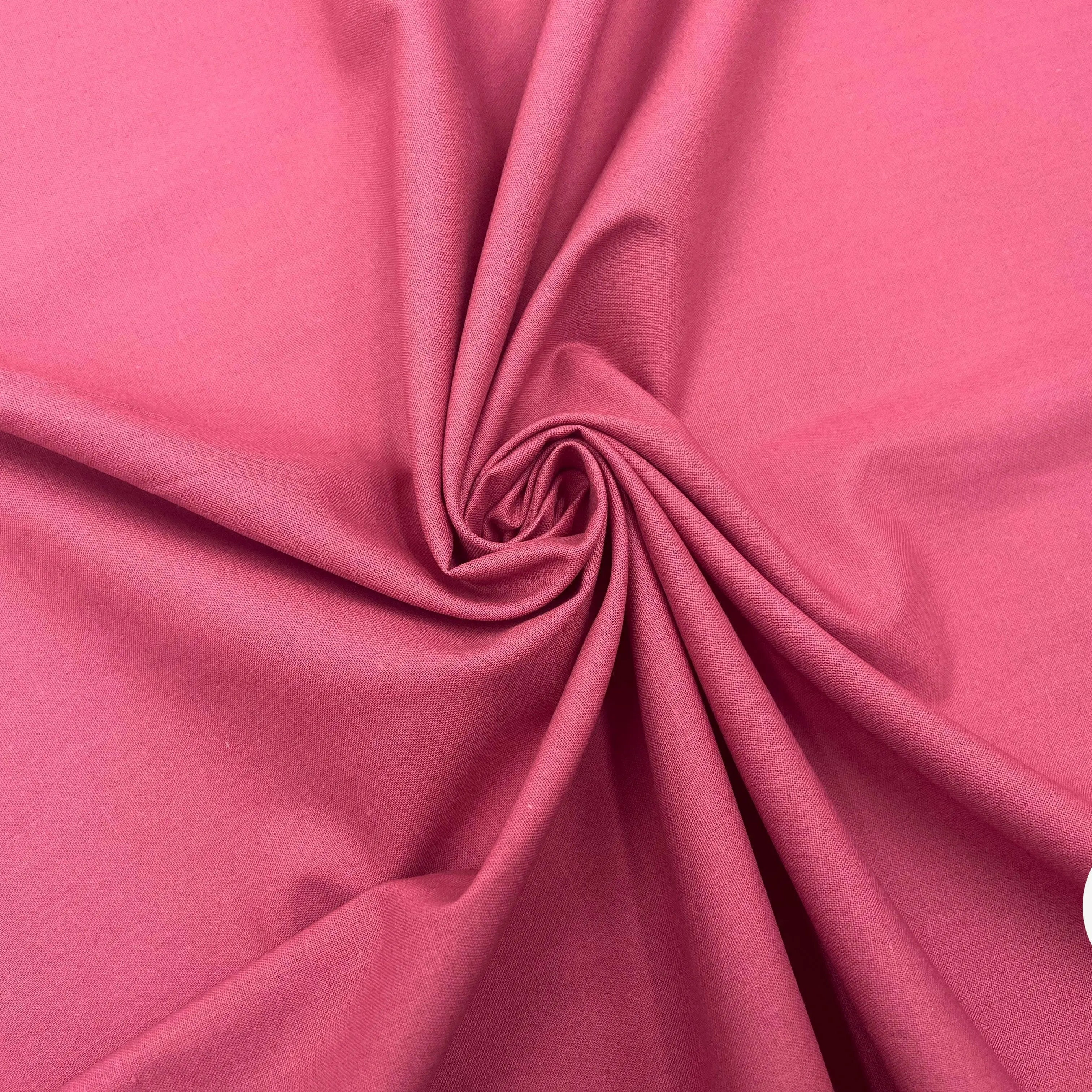 COTONNADE UNIE FRAISE DES BOIS - My Little Coupon - tissu - coudre