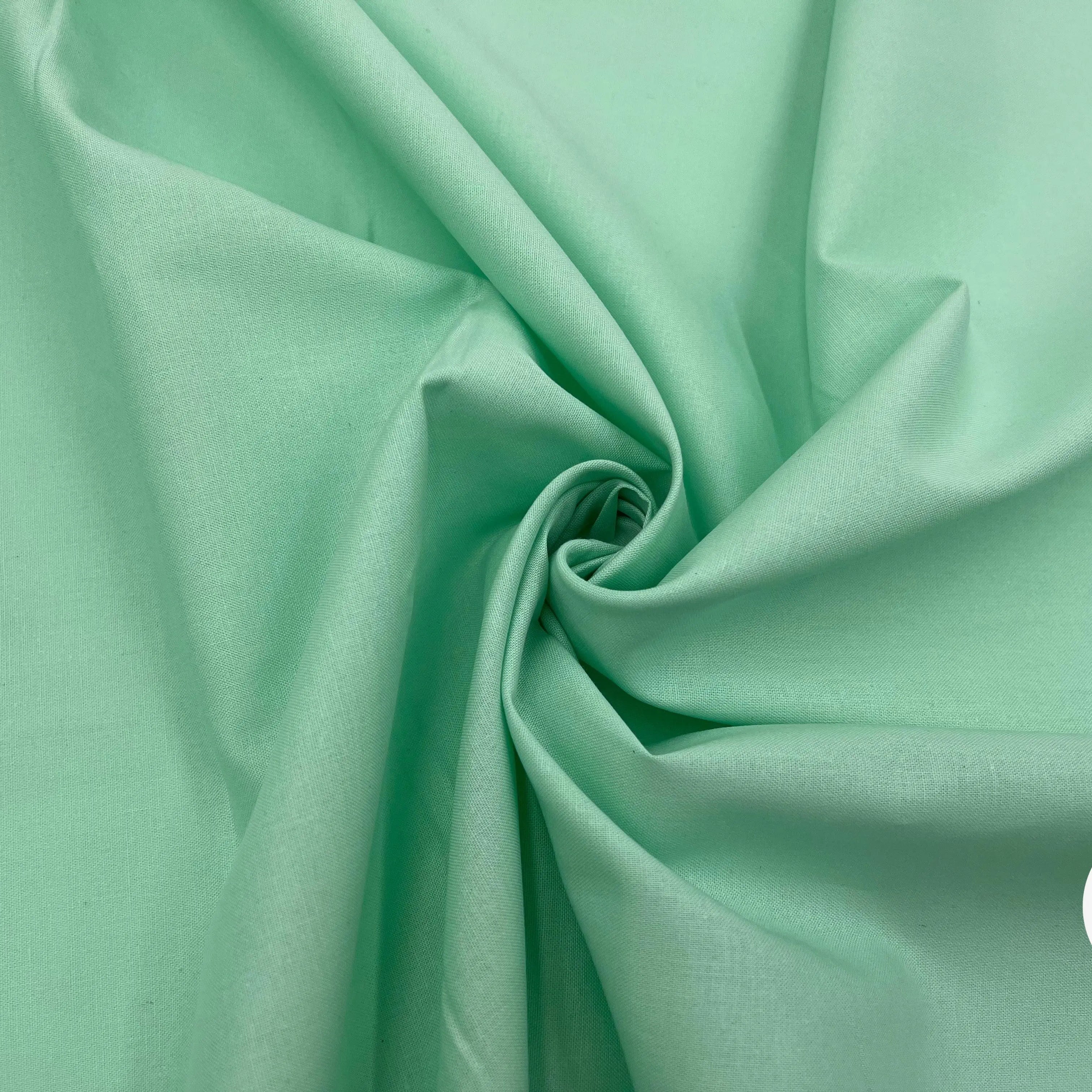 COTONNADE UNIE MENTHE - My Little Coupon - tissu - coudre