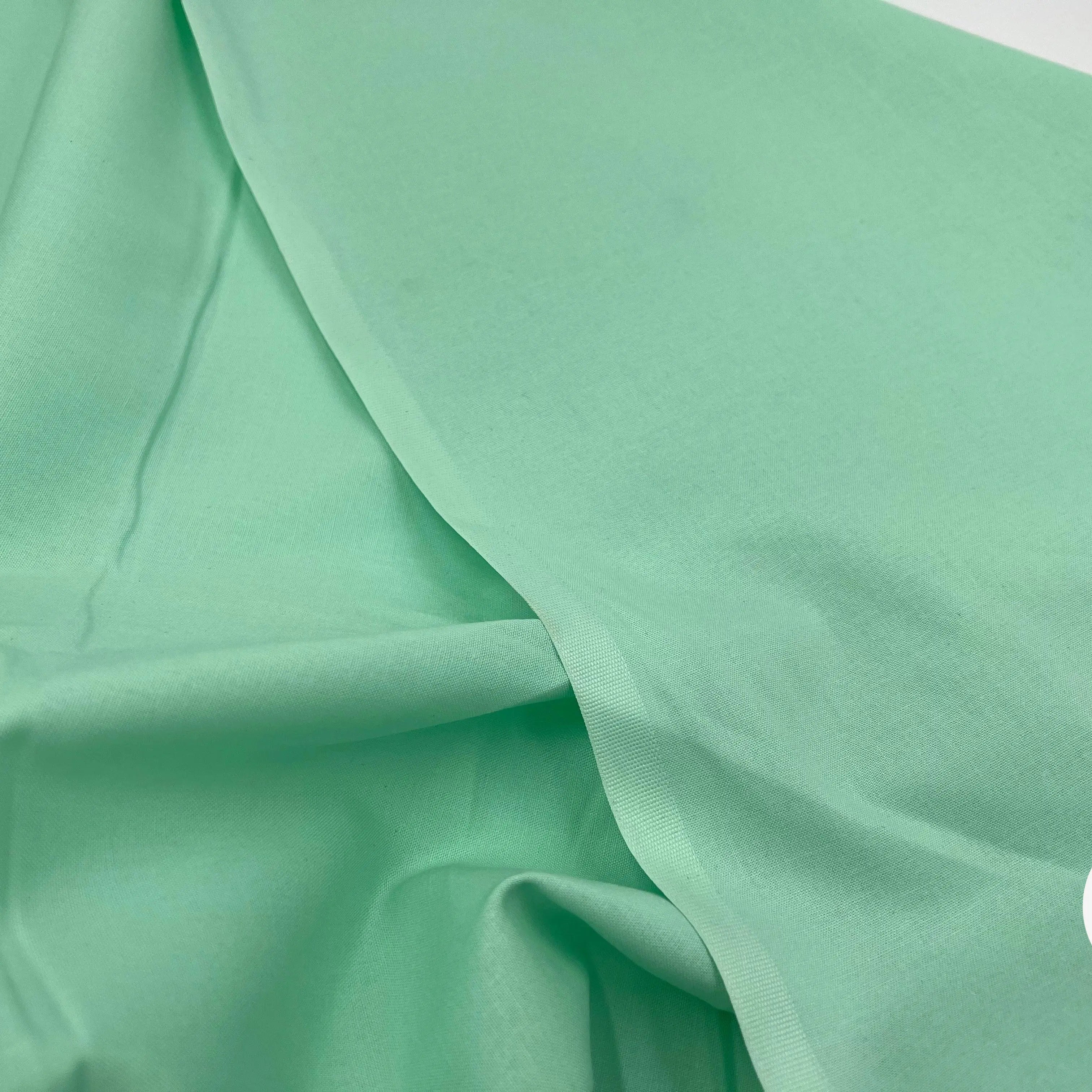 COTONNADE UNIE MENTHE - My Little Coupon - tissu - coudre