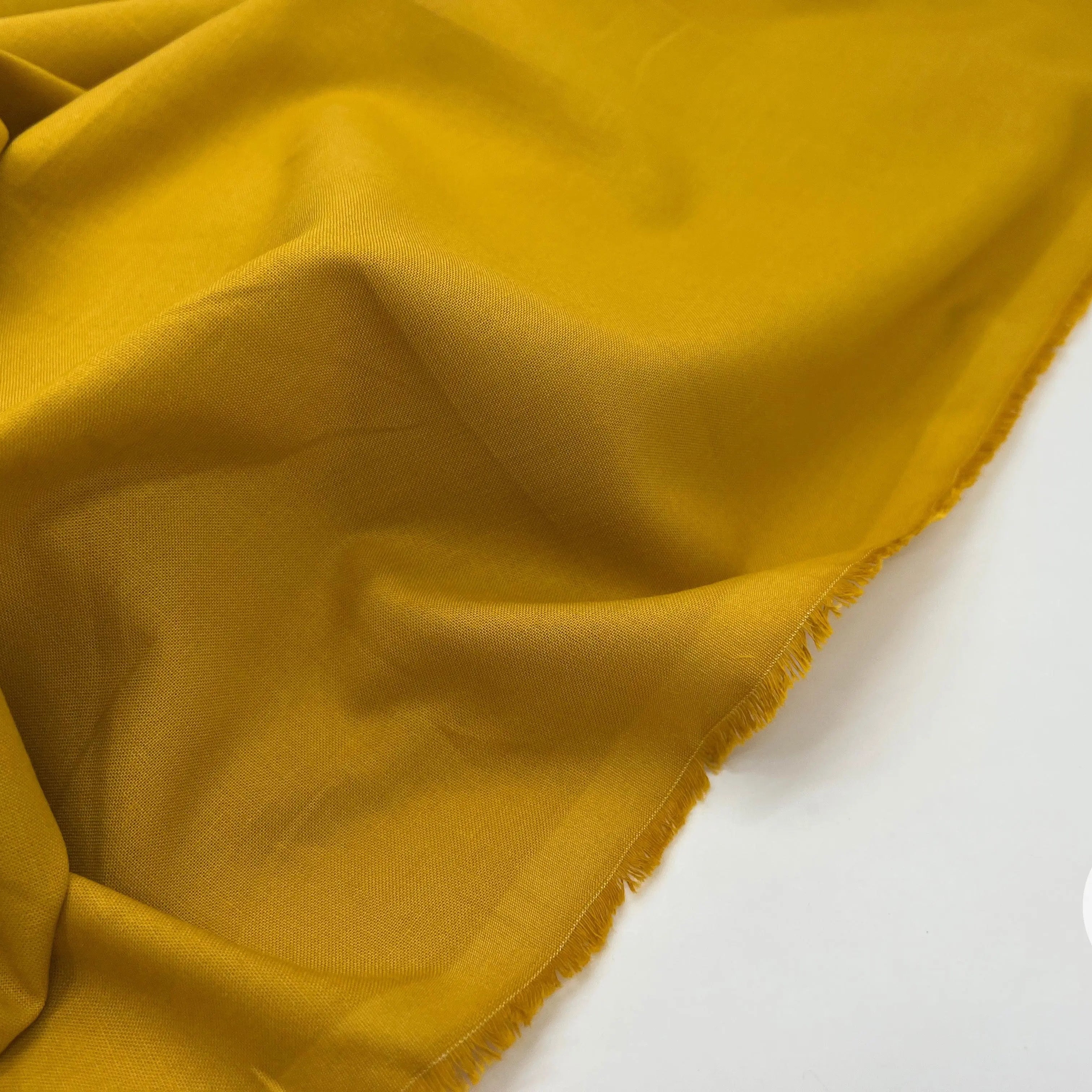 COTONNADE UNIE MOUTARDE - My Little Coupon - tissu - coudre